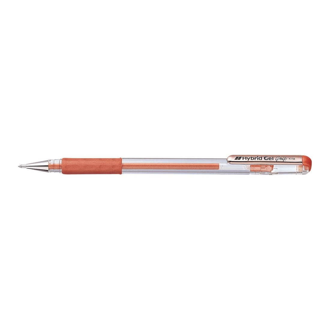 1 Pentel Hybrid Gel Grip Gel Pen Metallic Bronze, 1 of 1