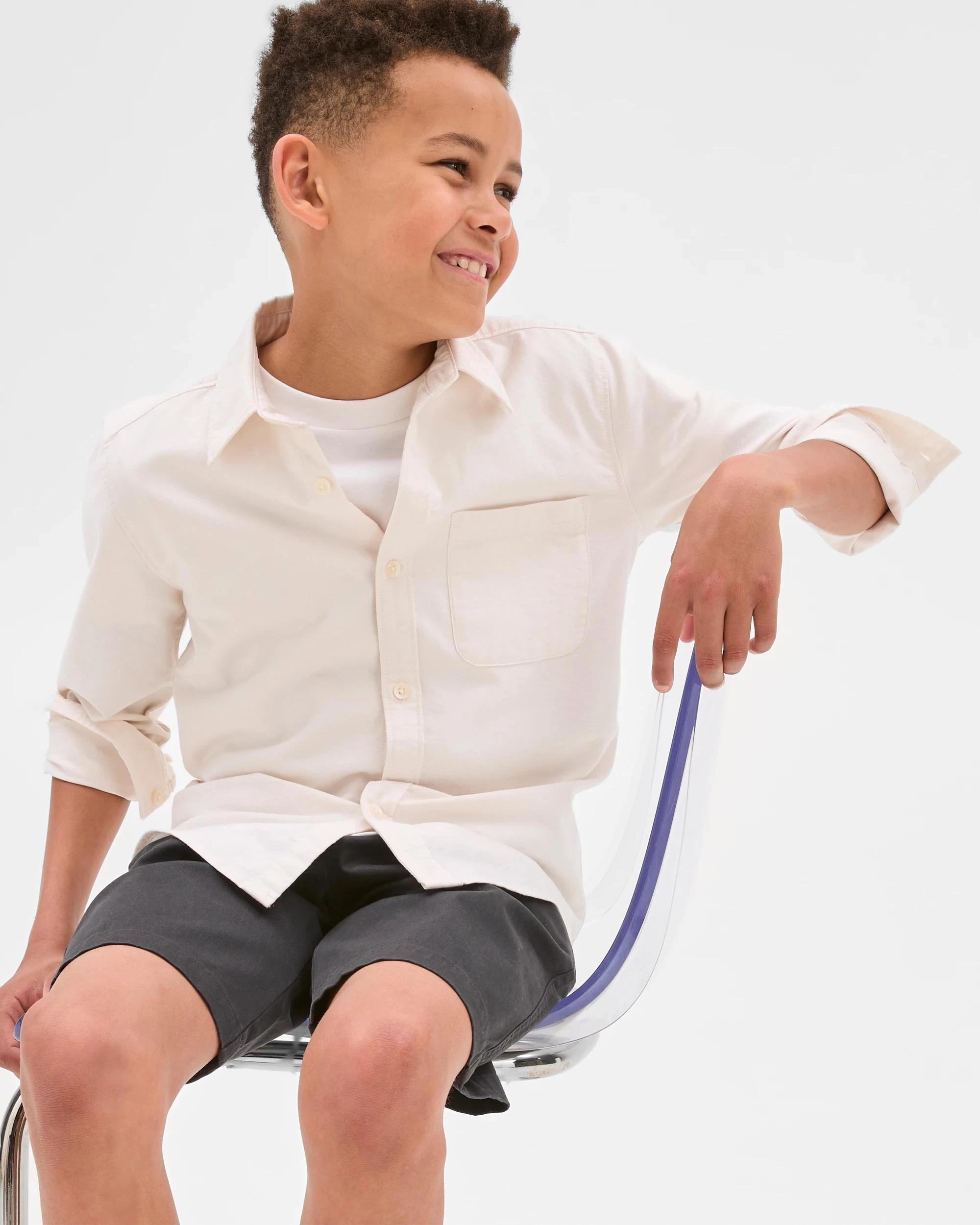 1 Target Australian Cotton Long Sleeve Shirt NEUTRAL, 1 of 6