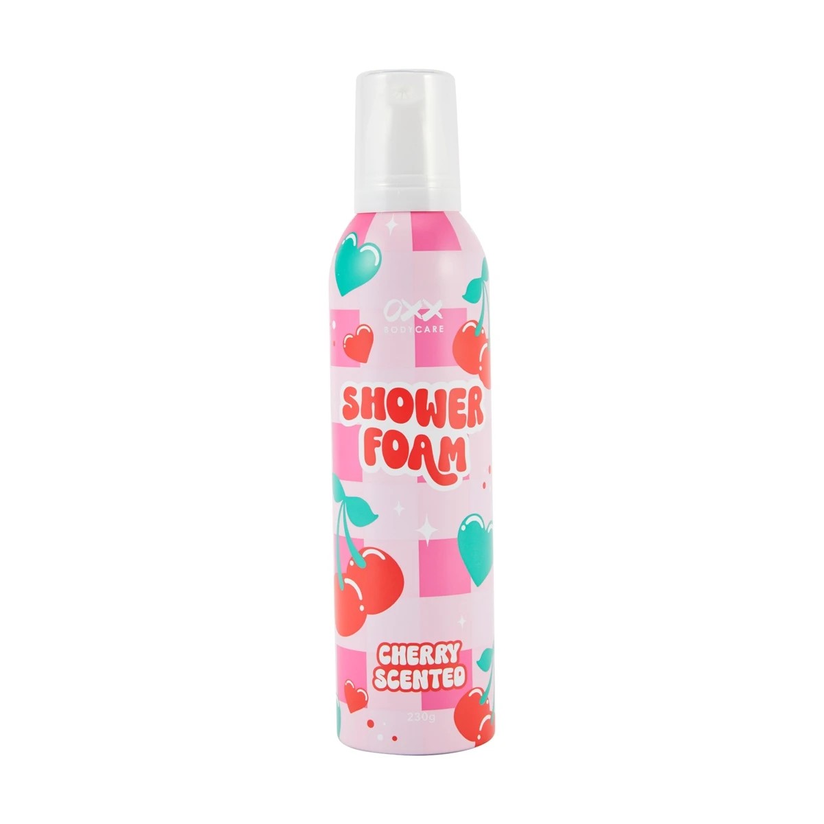 1 OXX Bodycare Shower Foam 230g - Cherry Scented, 1 of 4