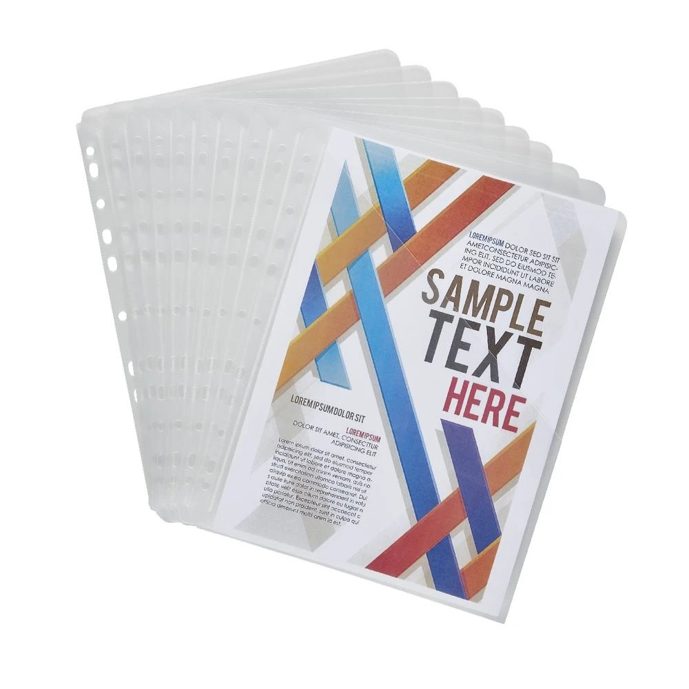 2 J.Burrows Binder Document Holder A4 Clear 10 Pack, 2 of 4