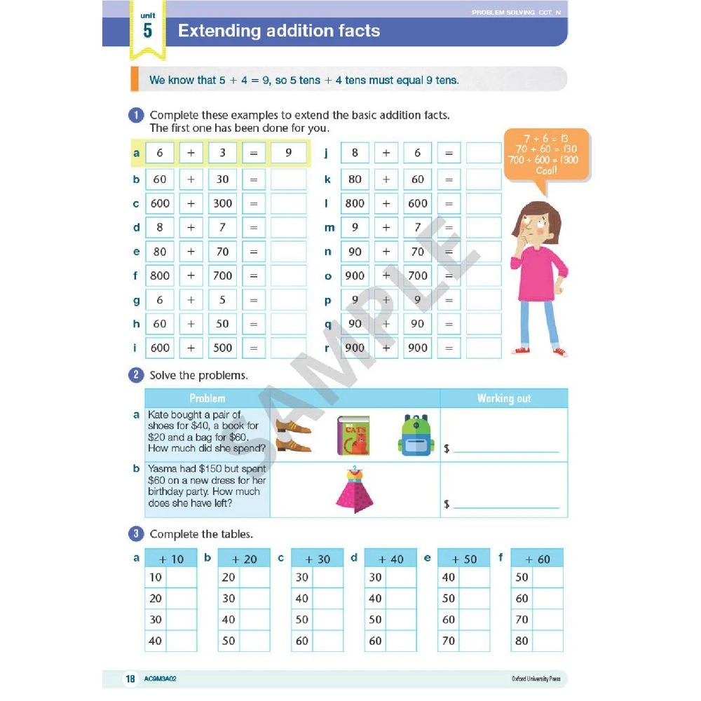 2 Maths Plus Australian Curriculum Value Pack Year 3, 2 of 5