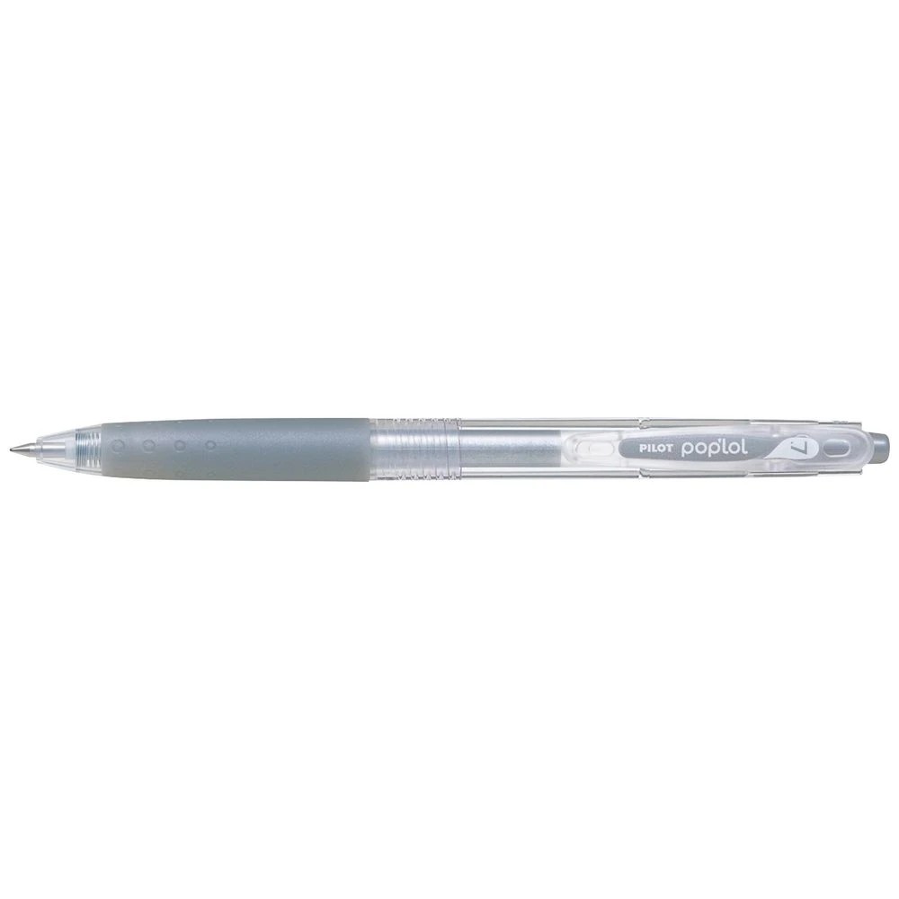 1 PILOT Pop'Lol Gel Pen 0.7mm Silver, 1 of 1