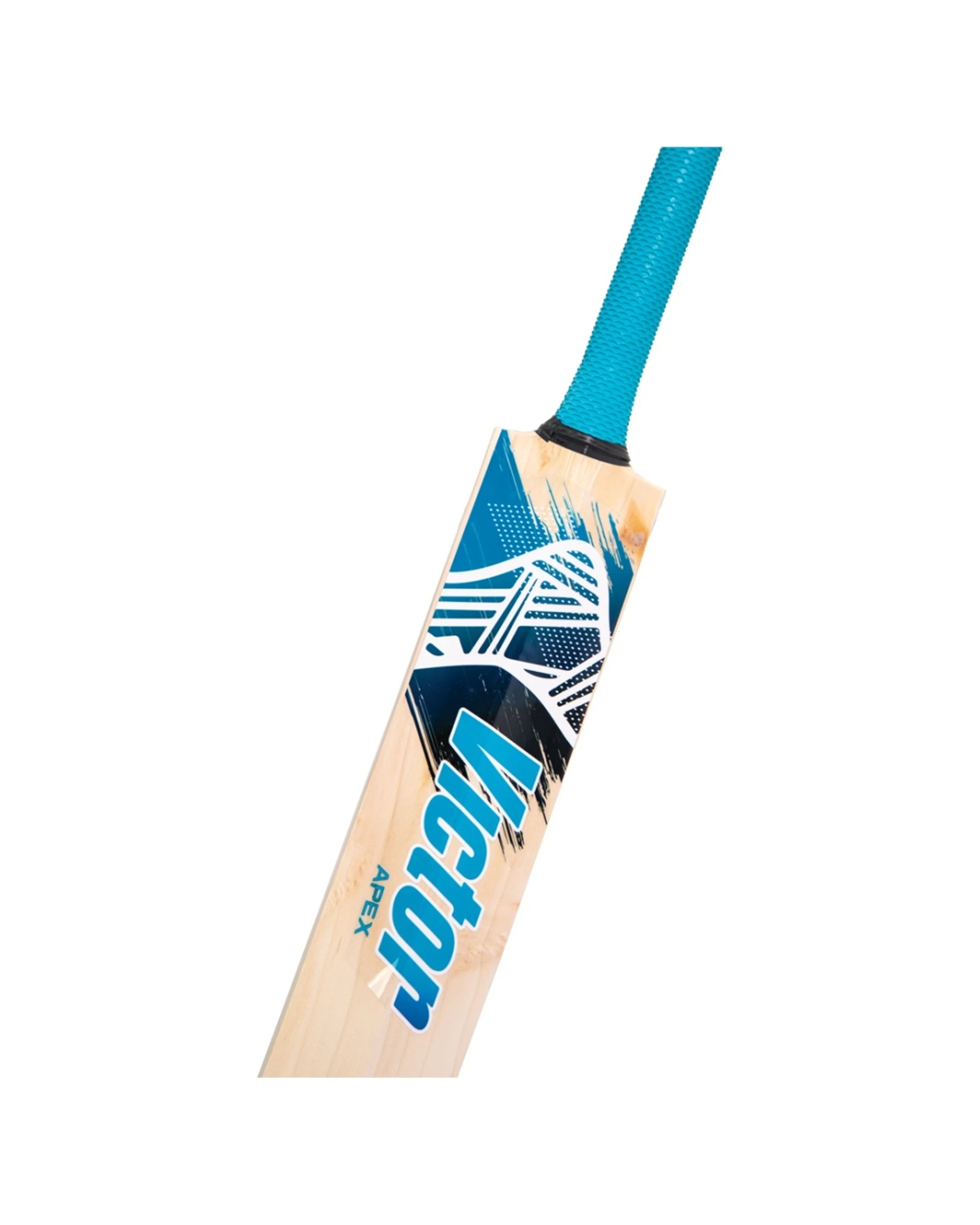 7 Victor Sports English Willow Club Level Cricket Bat Apex Grade 4 Short Hand - Blue, 7 of 7