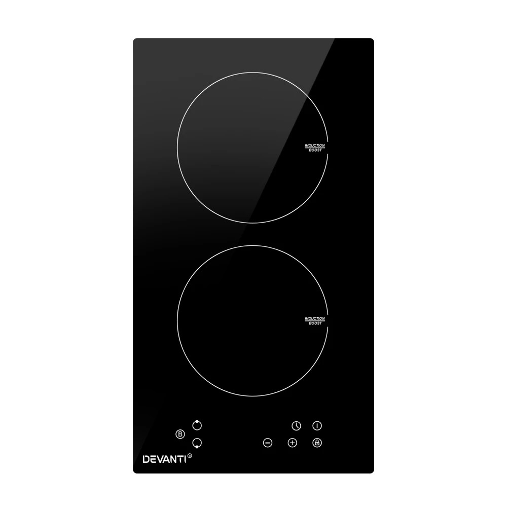 1 Devanti Induction Cooktop 30cm Electric Cooker - Black, 1 of 6