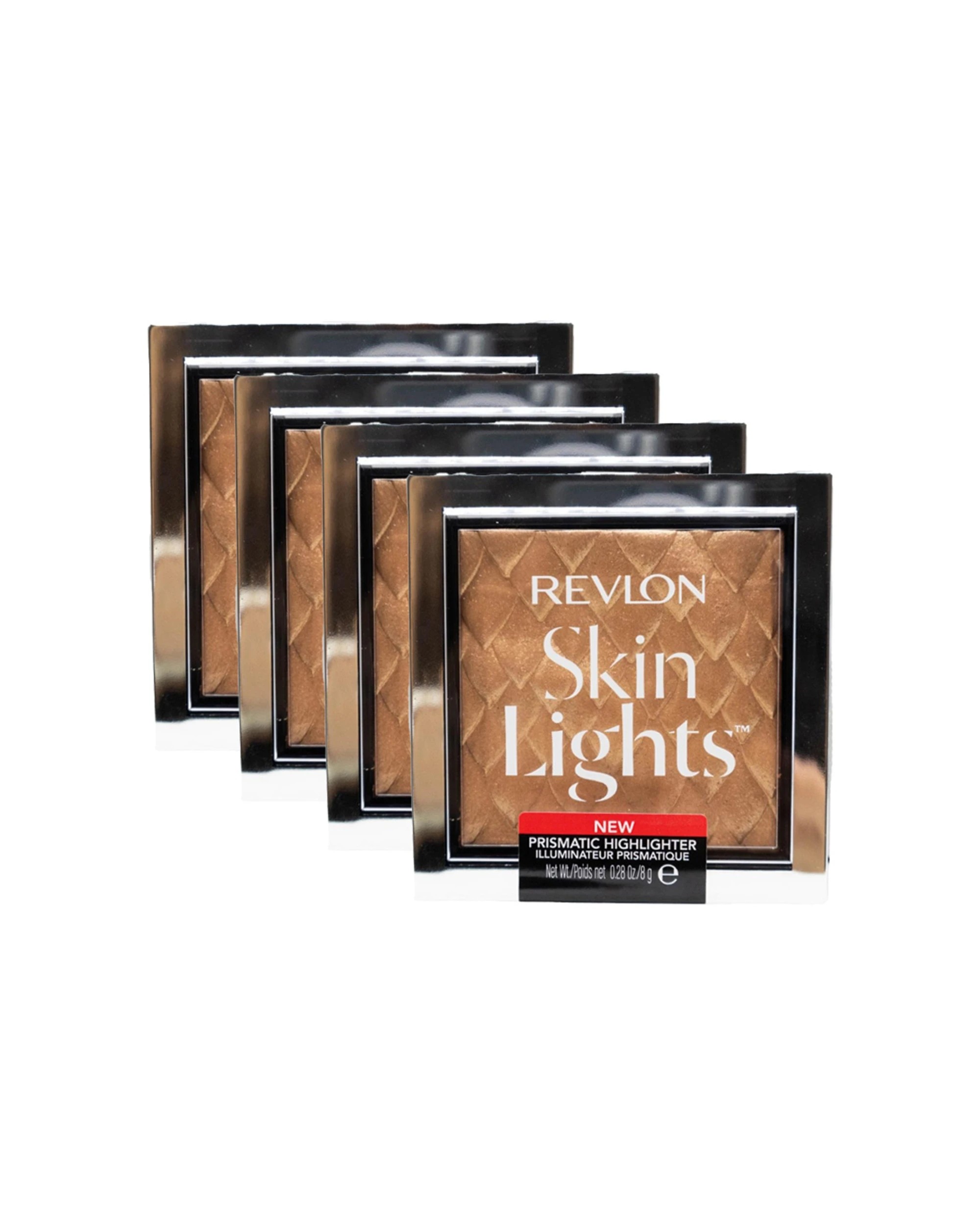 1 Revlon 4PK Powder Highlighter Skin Lights Silky Smooth -Dimensional 8g - 202 - Multi, 1 of 3