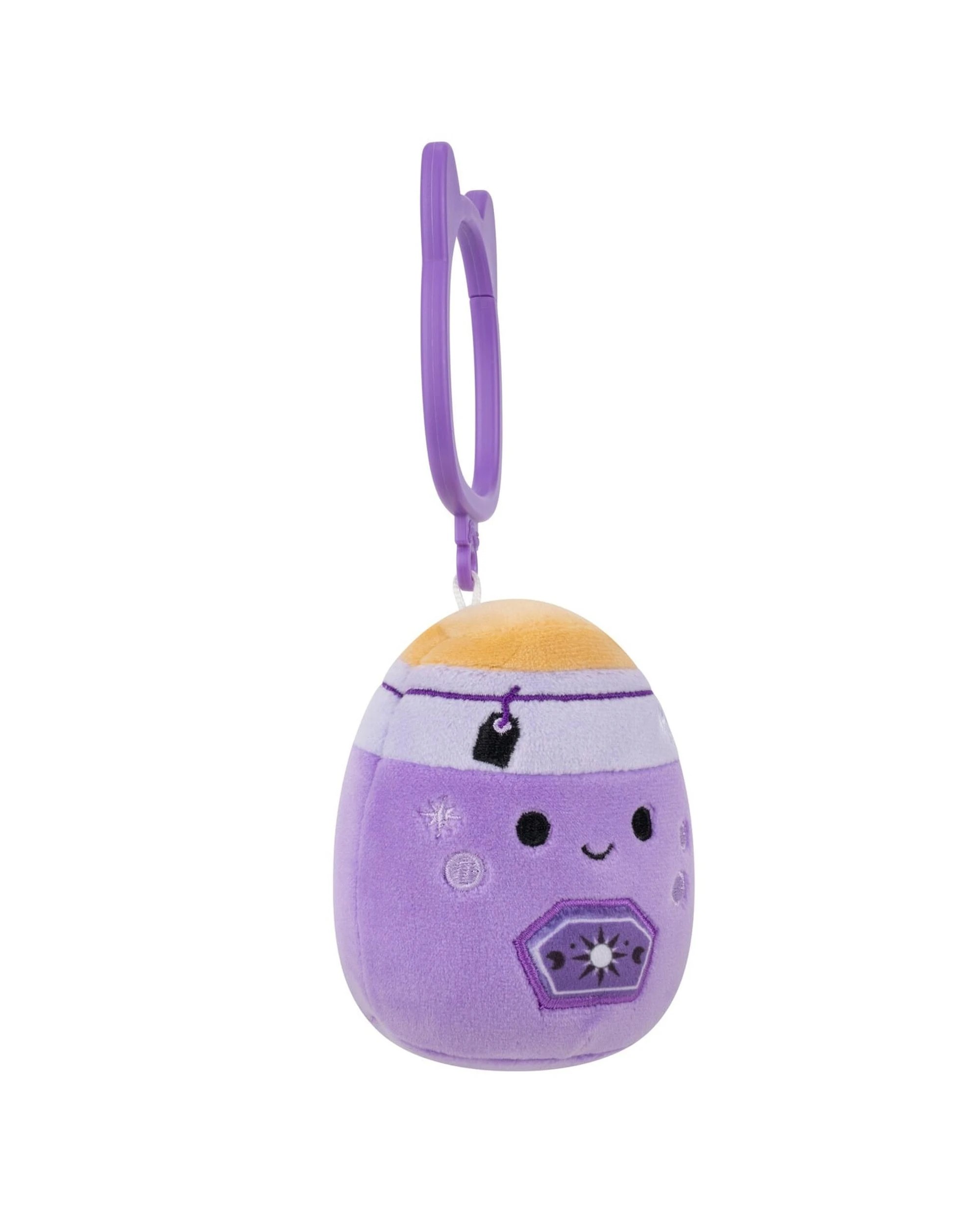 3 Squishmallows Halloween Kensigton the Potion 3.5 inch Clip-On Plush - Purple, 3 of 6