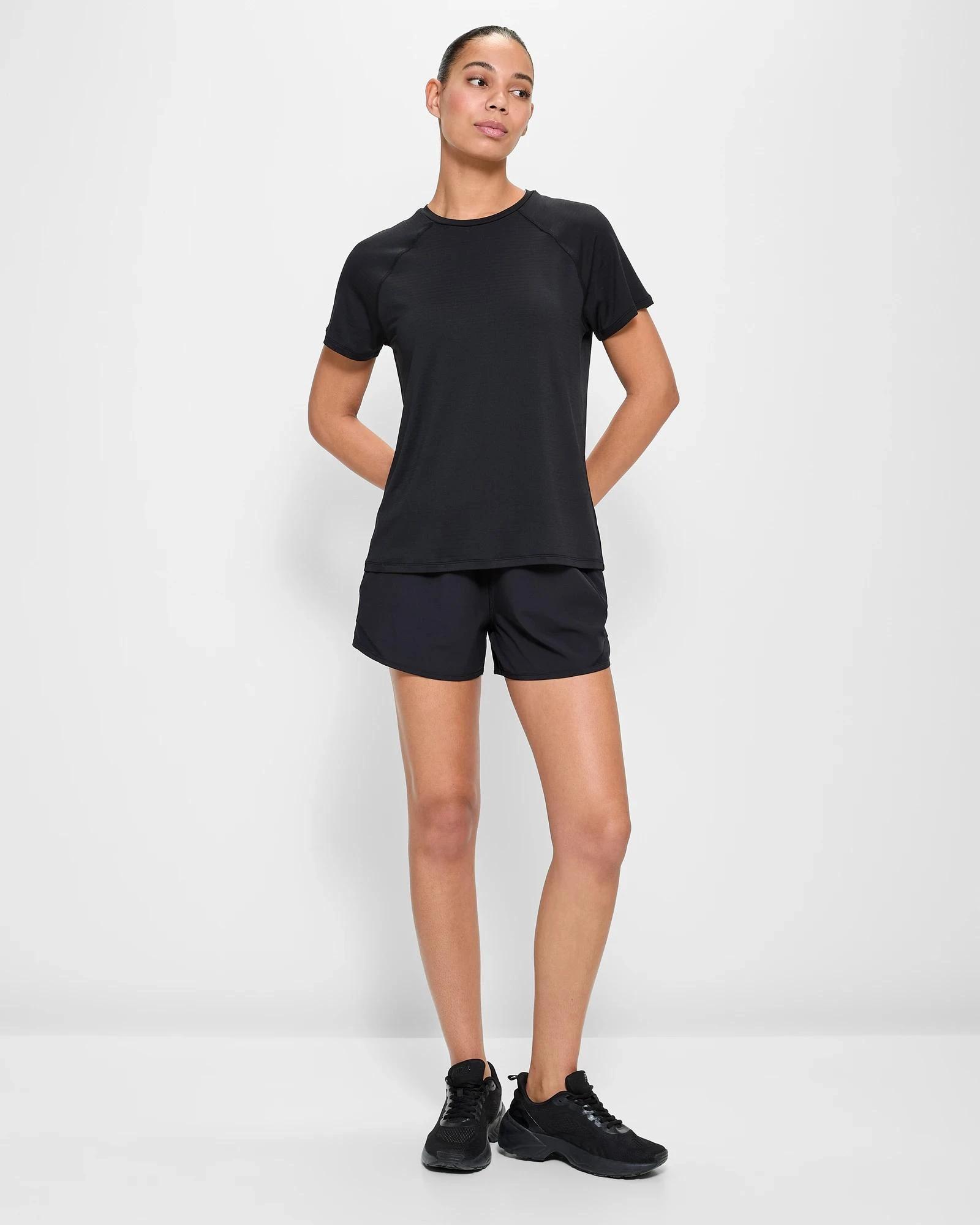 2 Target Active Performance Running Crew Neck T-shirt BLACK, 2 of 5