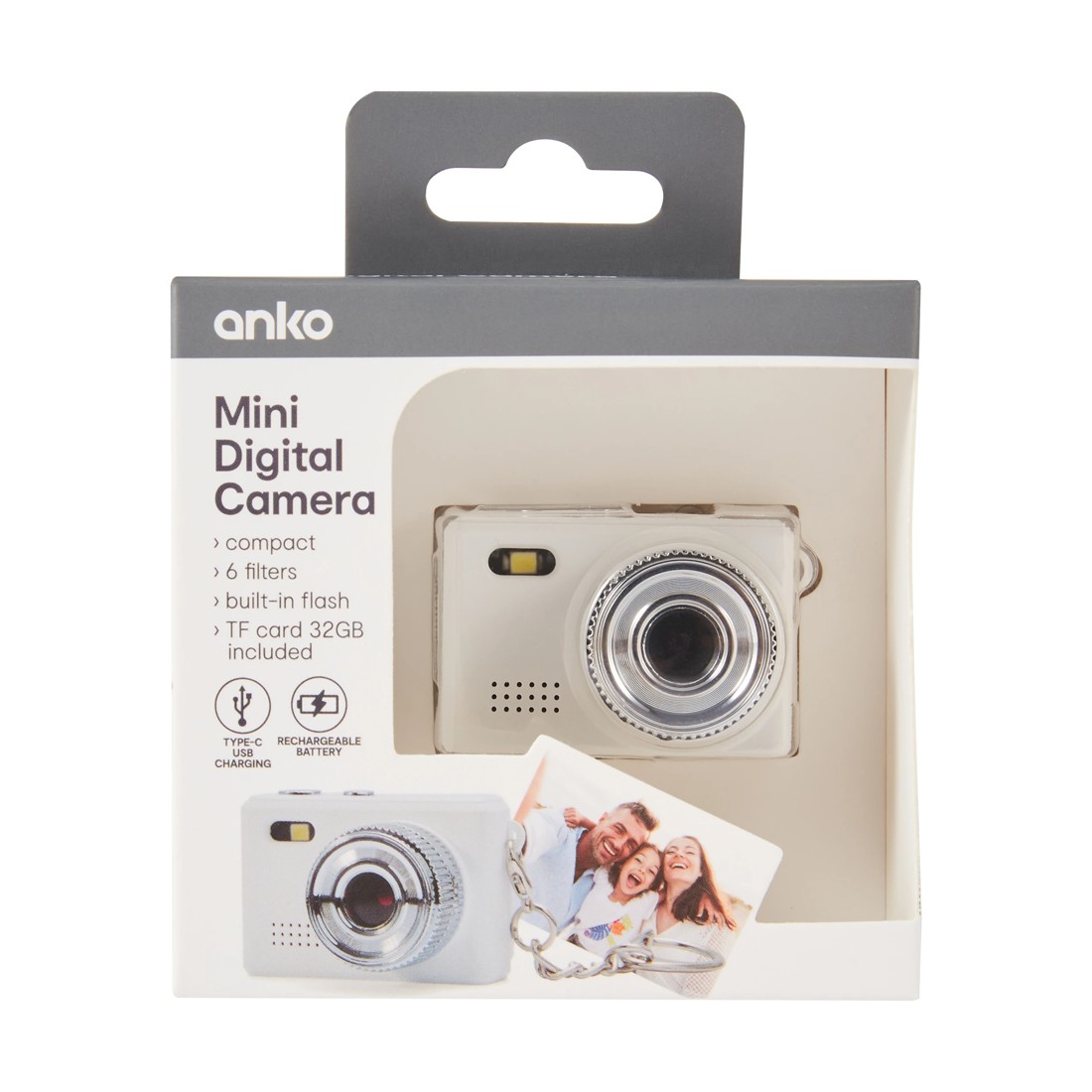 9 Mini Digital Camera - White, 9 of 10
