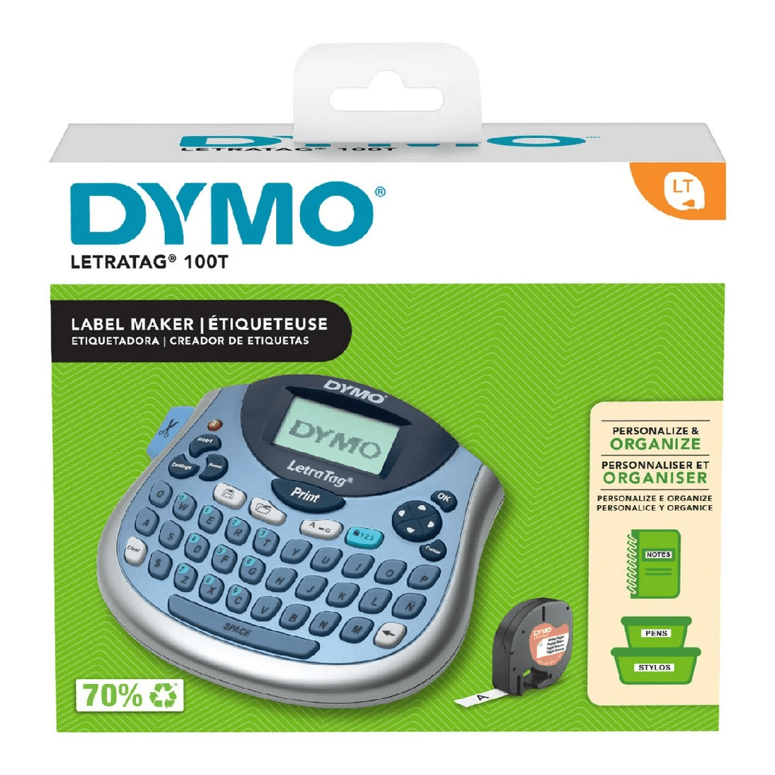 1 DYMO LetraTag 100 Tabletop Labeller Blue, 1 of 5