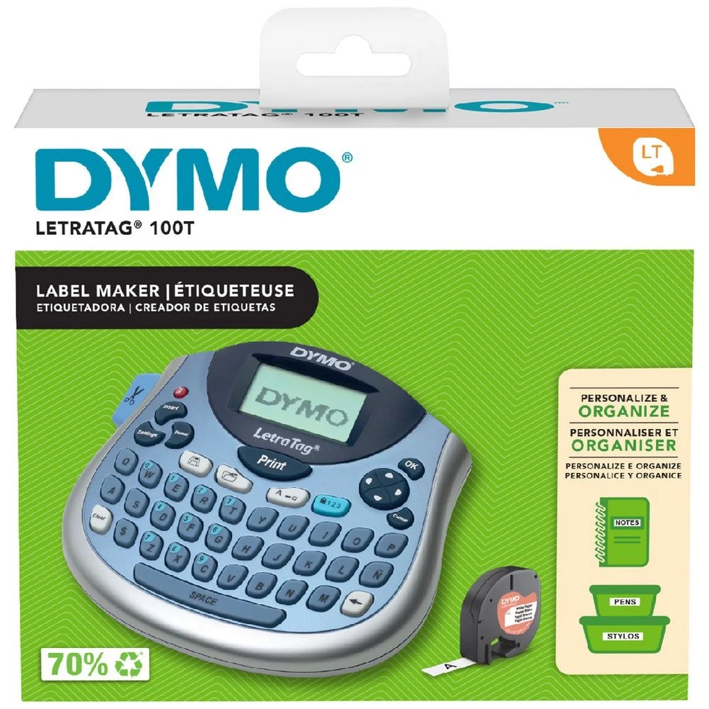 1 DYMO LetraTag 100 Tabletop Labeller Blue, 1 of 5