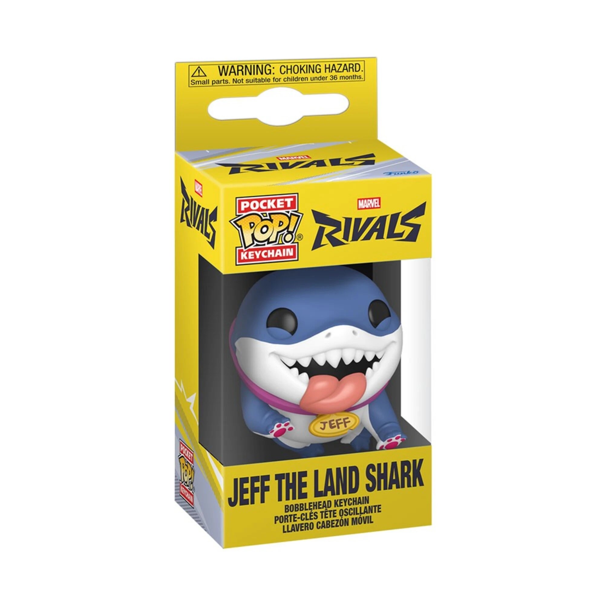2 Marvel Rivals - Jeff the Landshark Pop! Keychain, 2 of 2