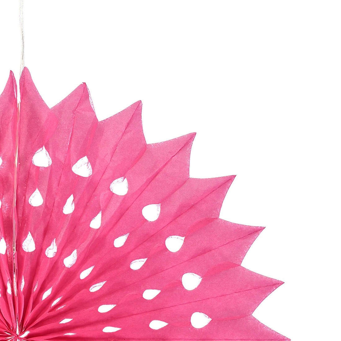 7 3 Pack Pink Paper Fan Decorations, 7 of 9
