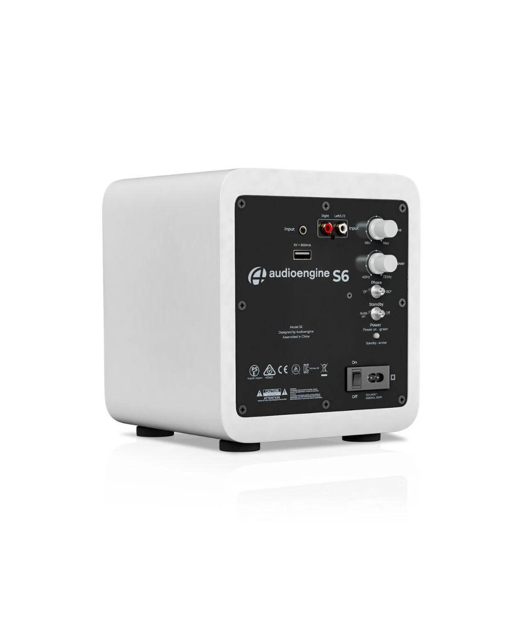 3 Audioengine S6 Powered Subwoofer White, 3 of 3