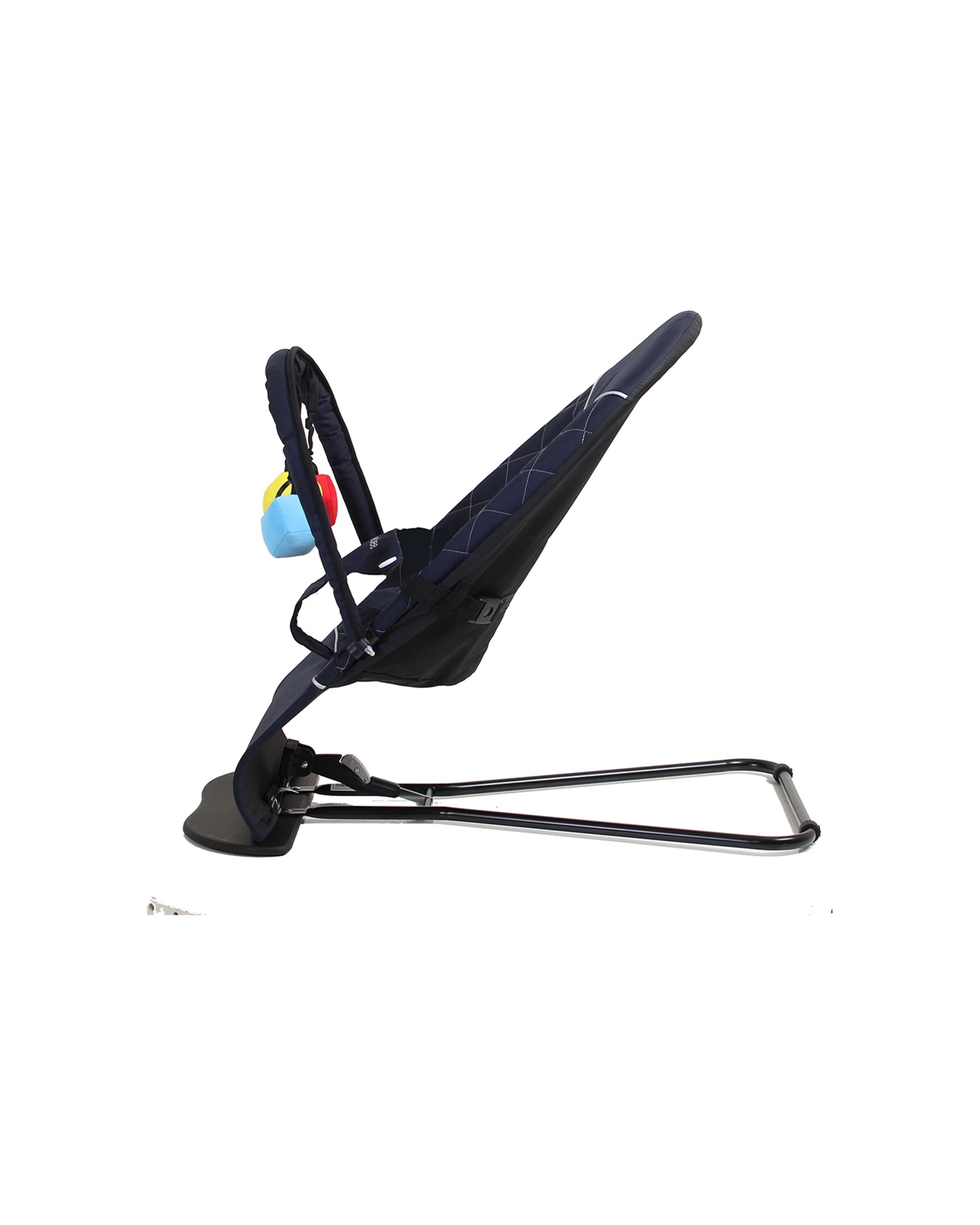3 Vee Bee Baby Minder Bouncer With Toy Bar Navy Infant Seat Rocking Chair 0m+ - Blue, 3 of 3