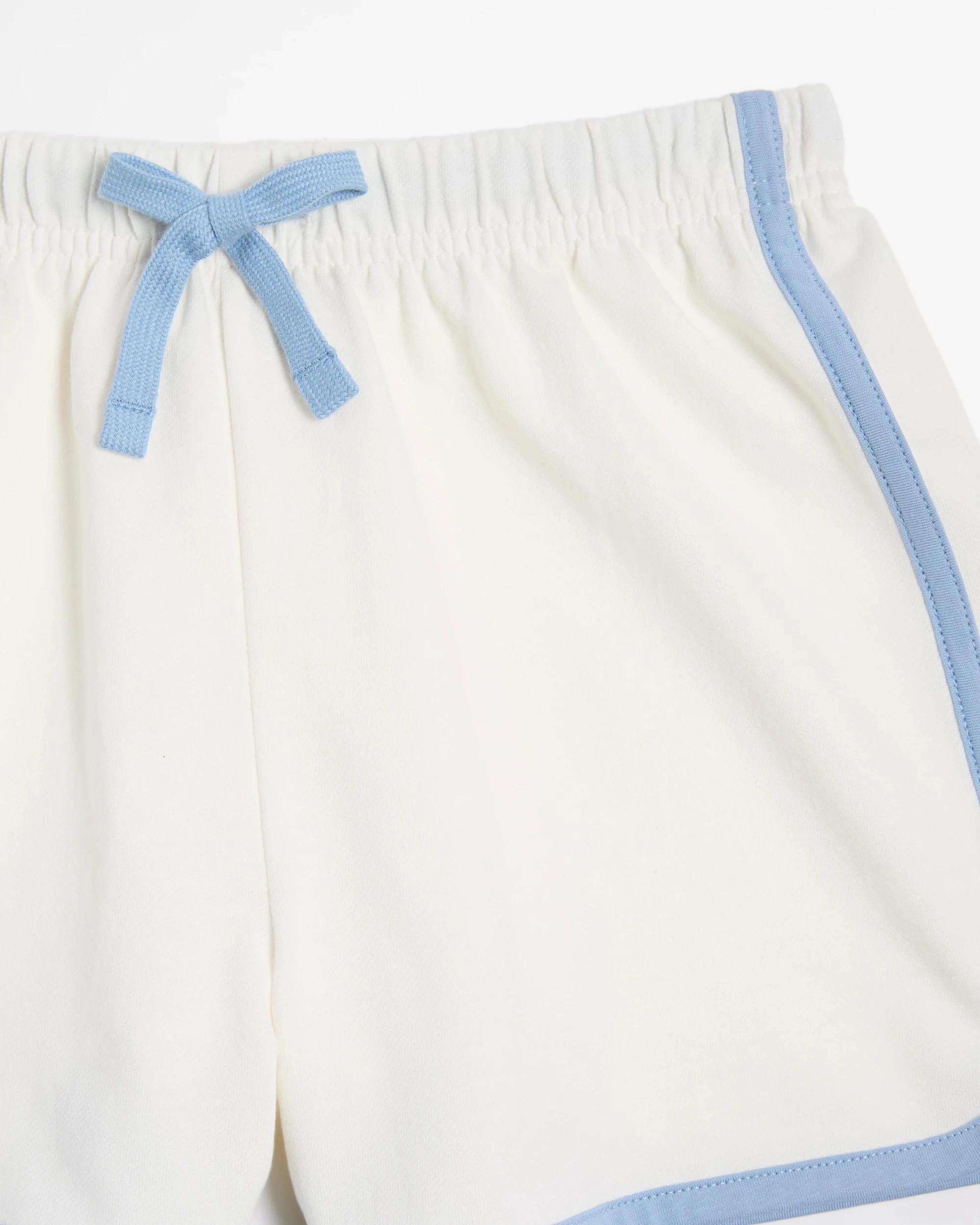 2 Target Australian Cotton Blend Dolphin Hem Shorts WHITE, 2 of 3