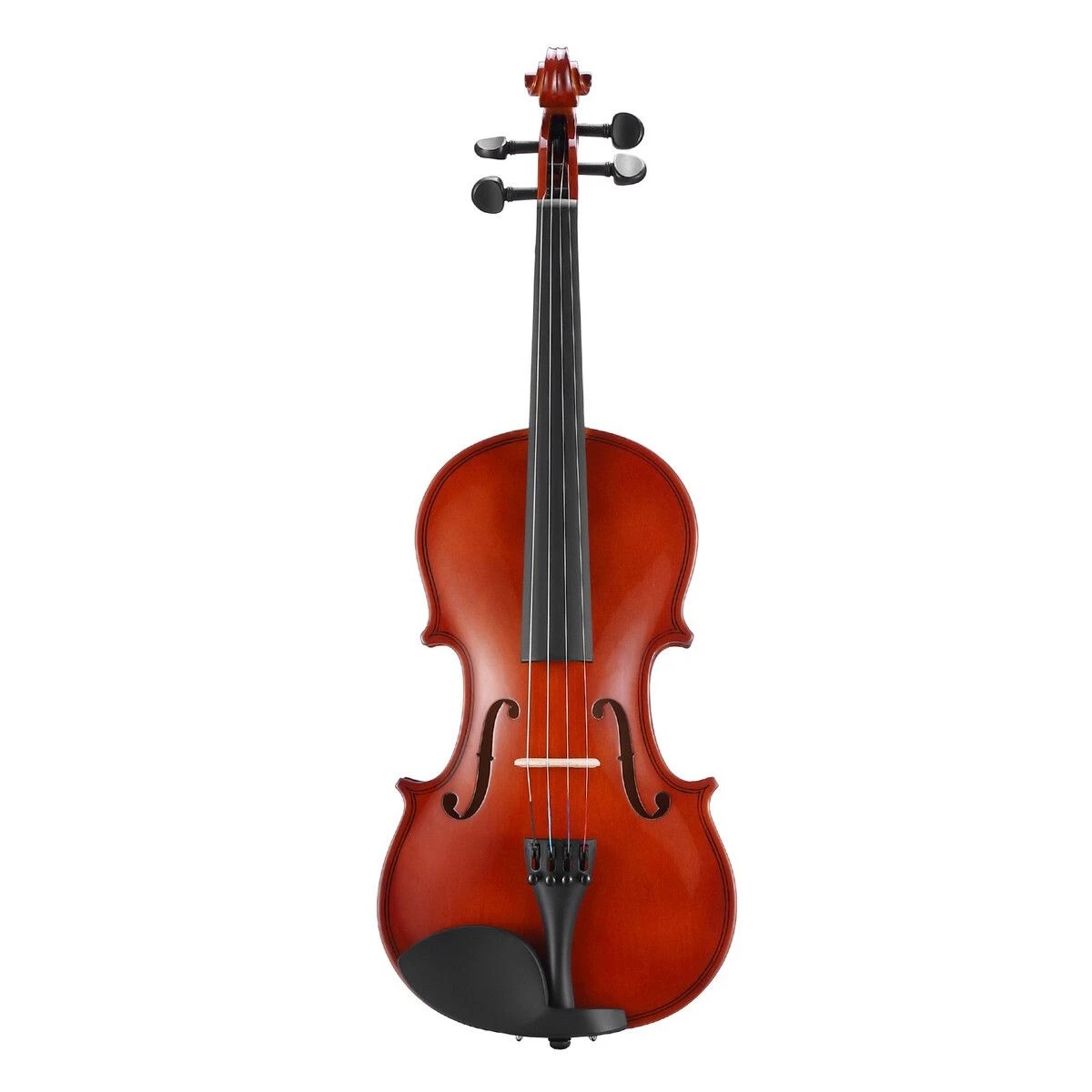 6 AUSWAY 4/4 Full Size Violin Set Acoustic Wooden Natural Music Instrument Beginners, 6 of 6
