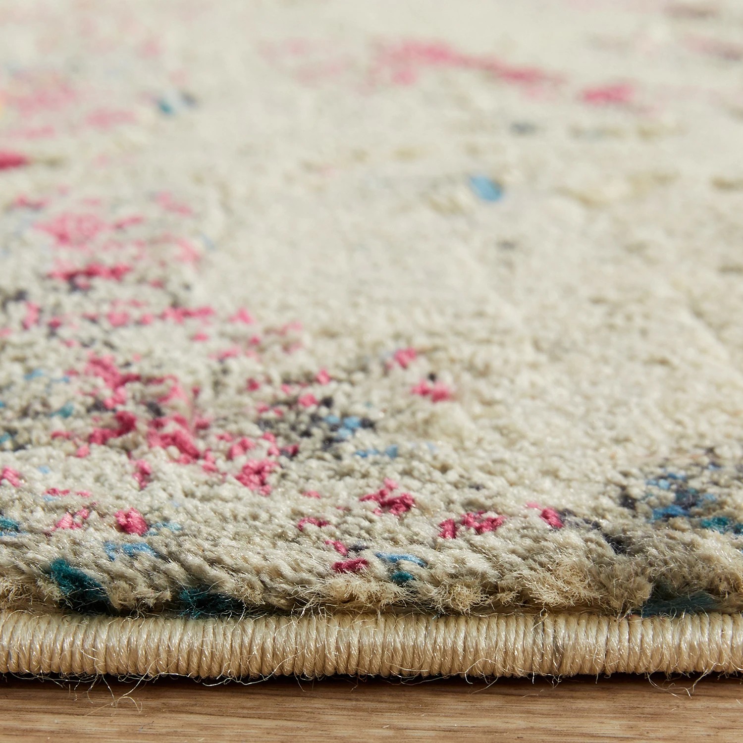 7 Common Ground Rugs Wonderland 400x80cm - Large Runner Power Loomed Pet Friendly Rug - Pink, 7 of 9