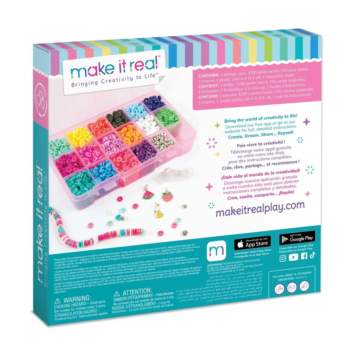 7 3356 Piece Make It Real Heishi Beads Case, 7 of 7