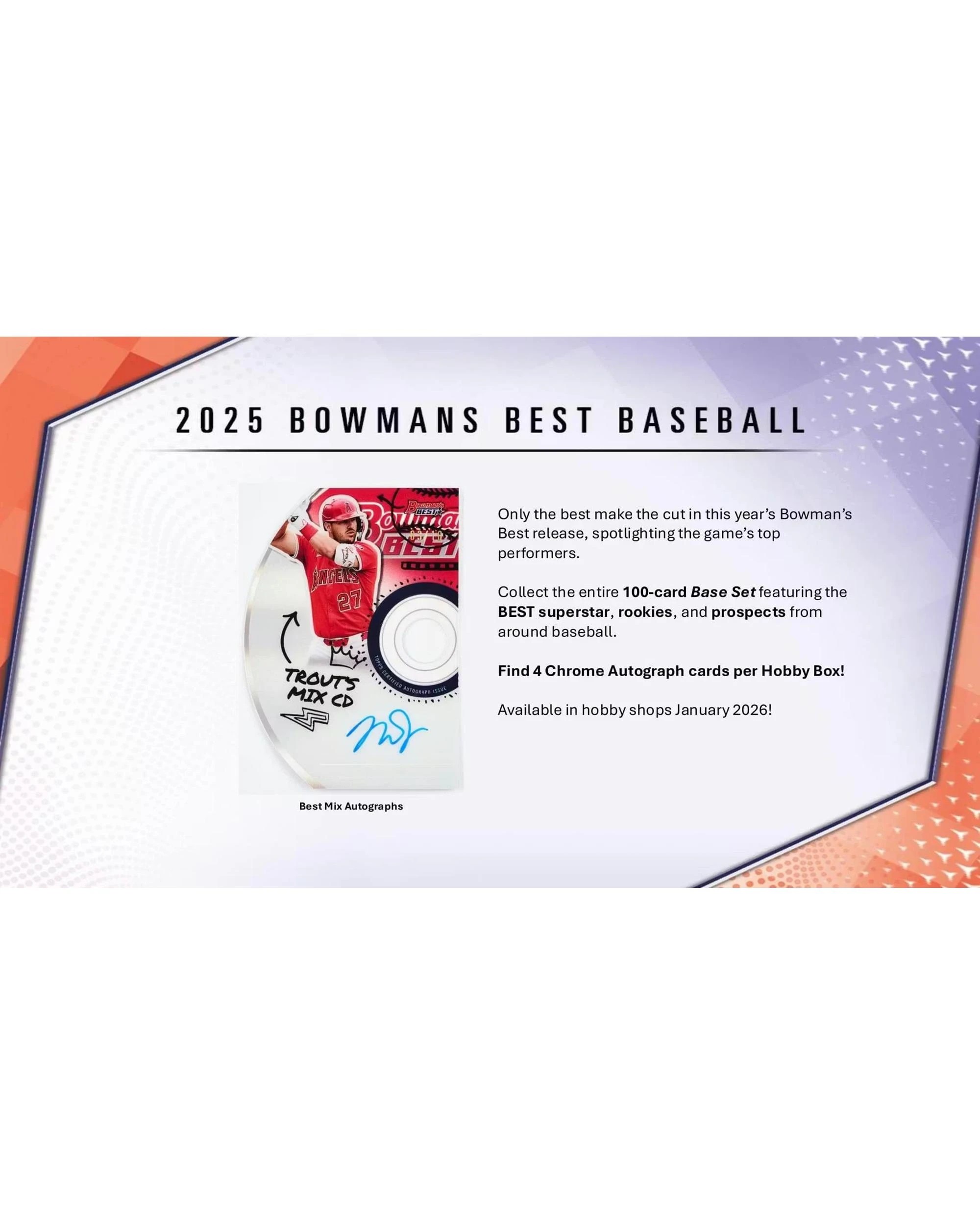 9 Topps MLB 2025 Bowmans Best Baseball Hobby Box, 9 of 9