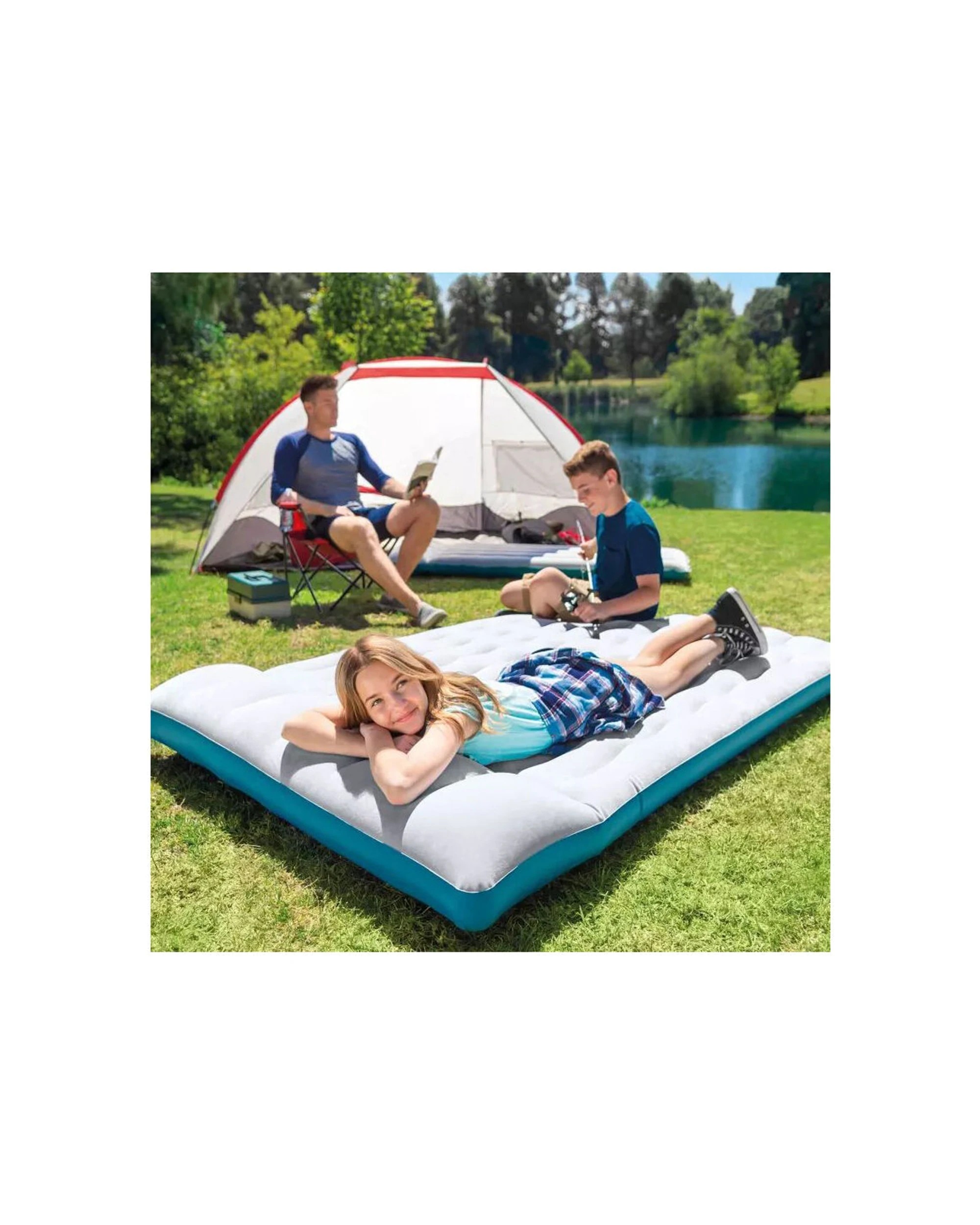 3 Intex Camping Inflatable Outdoor Sleeping Mat - Multi, 3 of 3