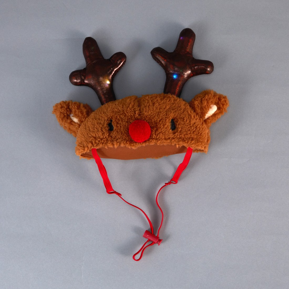 1 Pet Light Up Reindeer Hat, 1 of 8