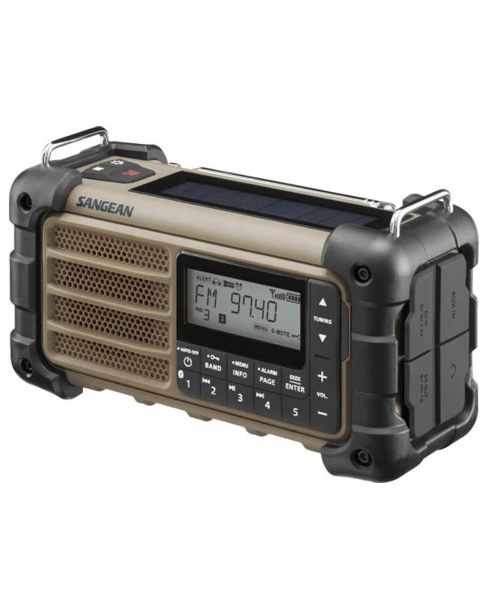 1 Sangean MMR-99 FM/AM Portable Radio - Desert Tan, 1 of 5