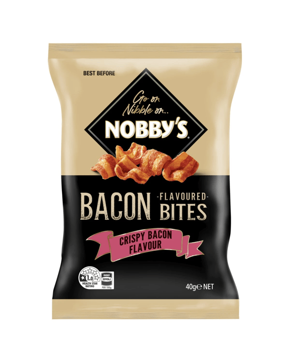 Nobby's Crispy Bacon Flavoured Bites 40g