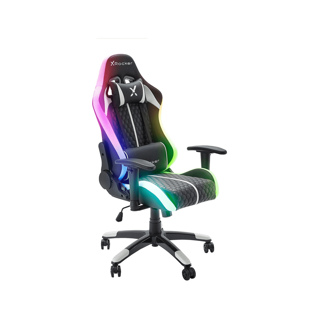 1 X Rocker Arteon Junior Esports Gaming Office Chair W/ Rgb
 - Black, 1 of 8