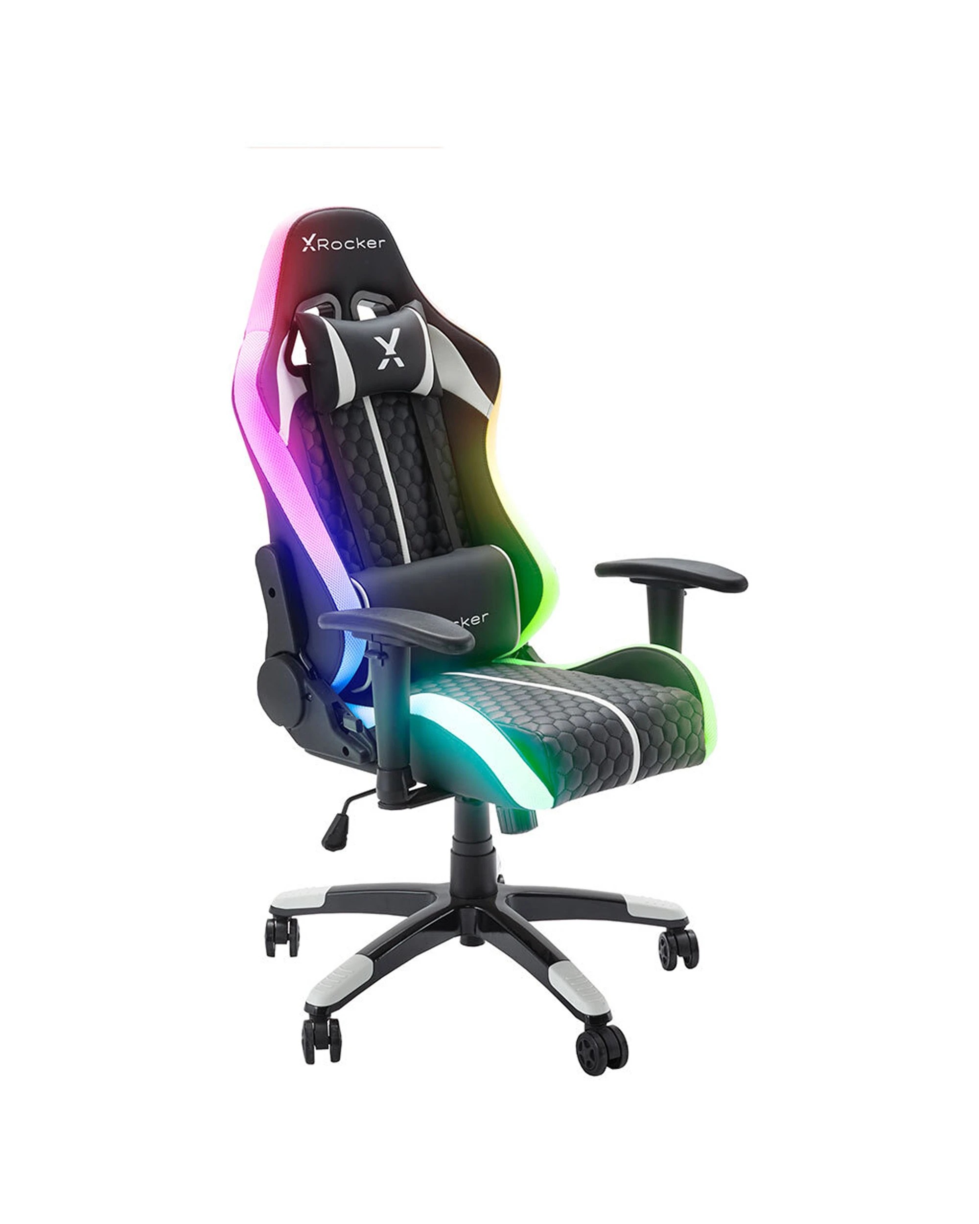1 X Rocker Arteon Junior Esports Gaming Office Chair W/ Rgb
 - Black, 1 of 8