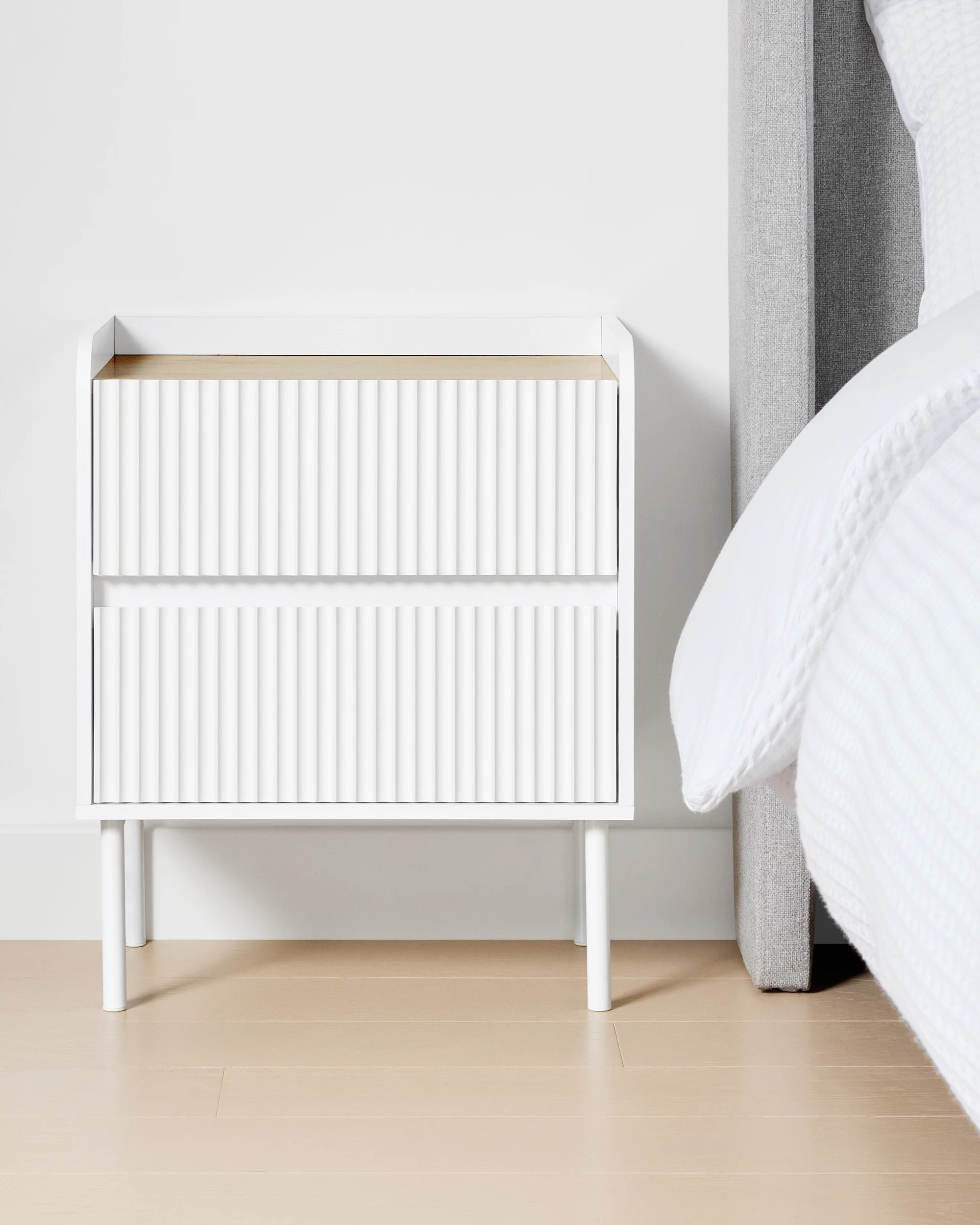 1 Alma 2 Drawer Bedside Table, 1 of 8