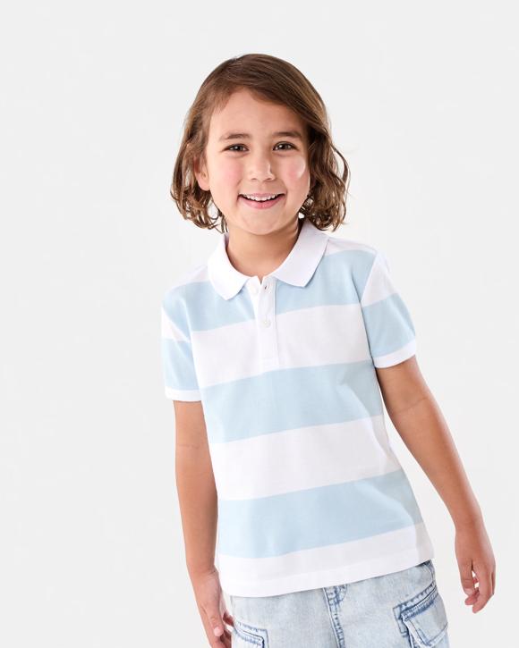 Stripe Polo T-shirt