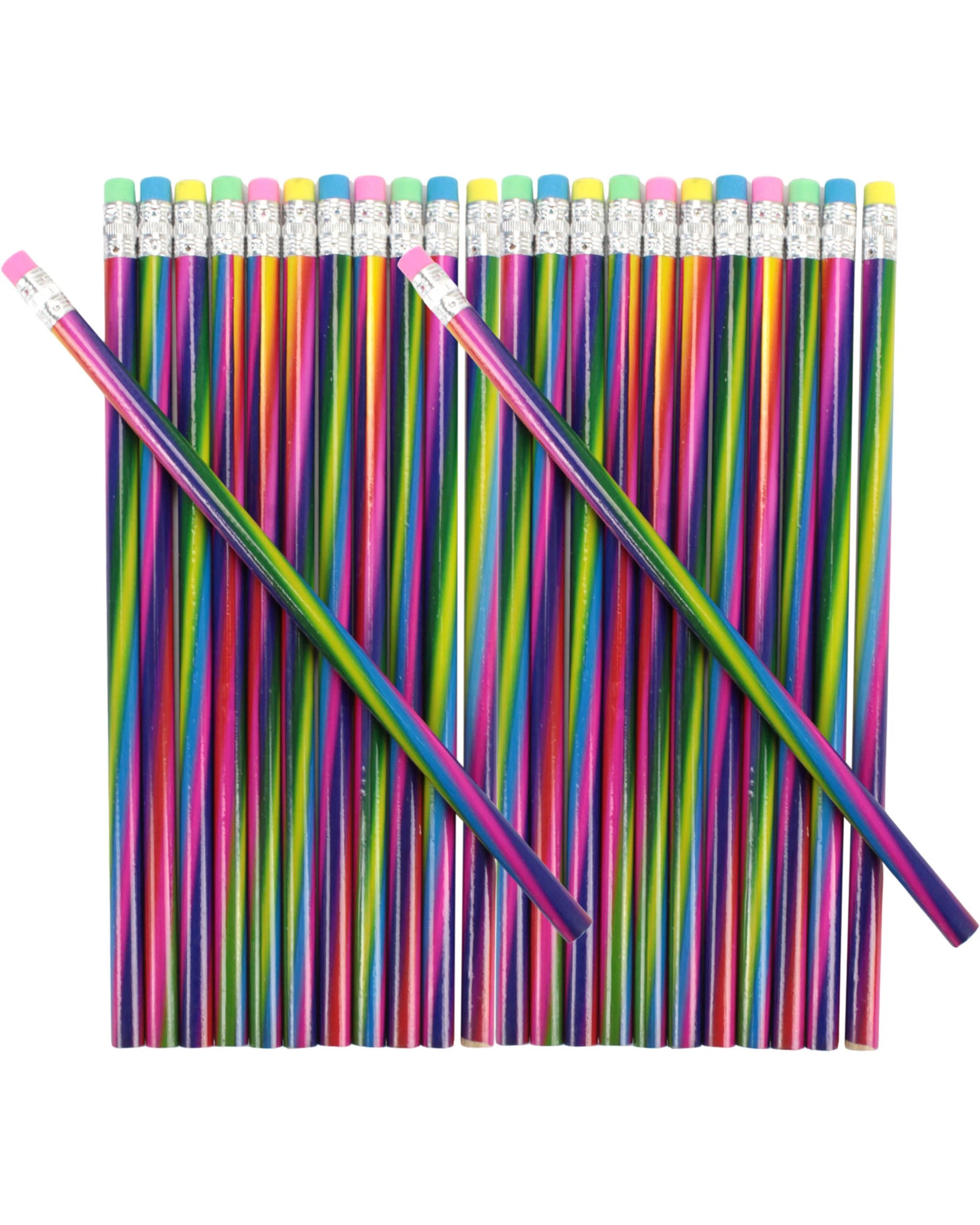 1 Partyrama Mixed Rainbow Lead Pencils Bulk Pack of 50 - Multi, 1 of 1
