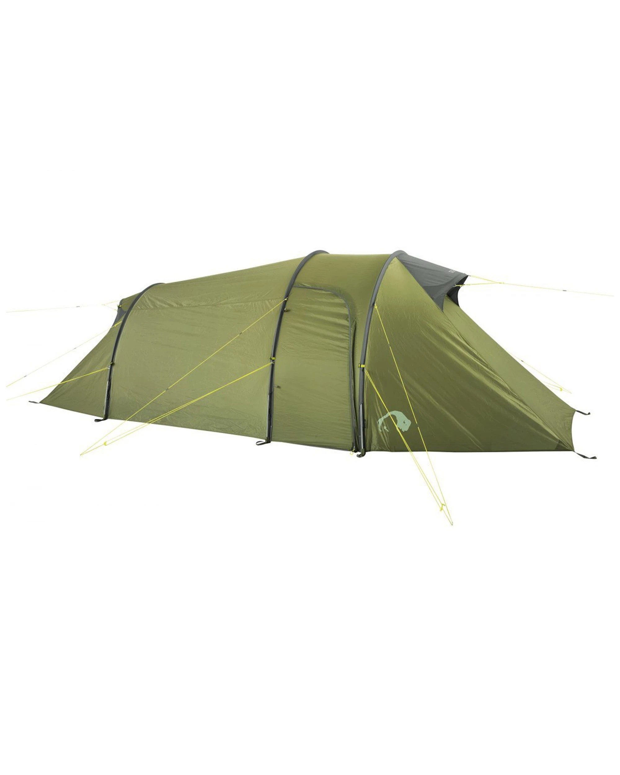 1 Tatonka Groenland 3 Person Tunnel Tent Waterproof Sealed Seams - Green, 1 of 9