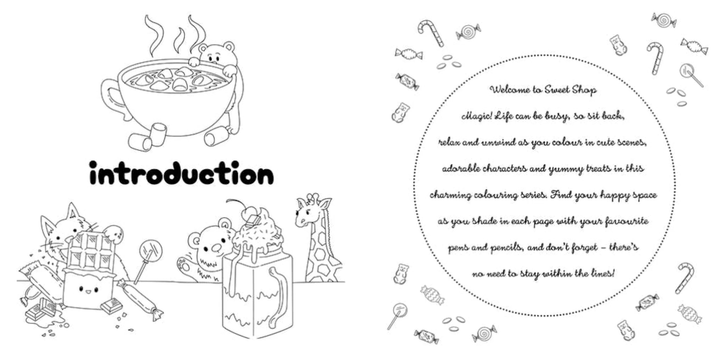 2 Sweet Shop Magic: A Cute and Cozy Colouring Book by Ollie Brown - Book, 2 of 4