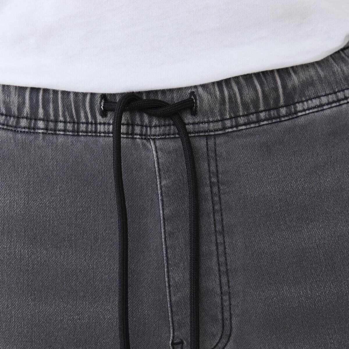 4 Cuffed Denim Joggers Gry Wash, 4 of 5