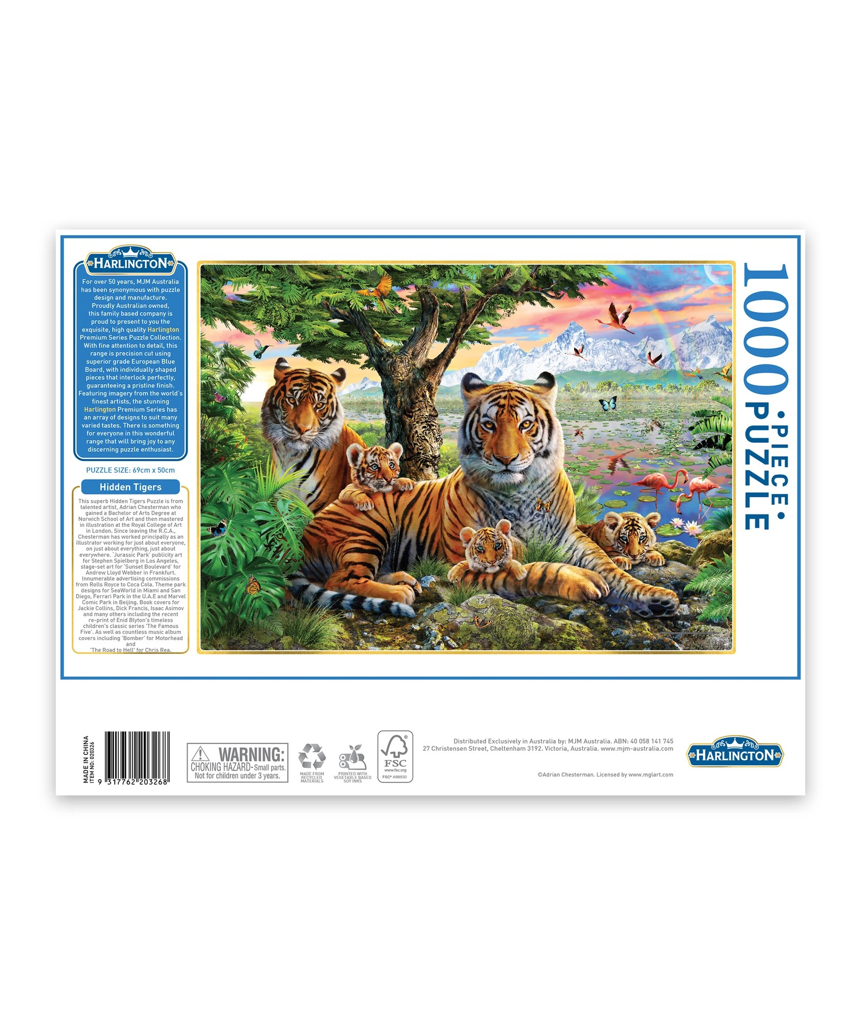 7 Harlington 1000 Piece Jigsaw Puzzle, - Animals & Nature - Assorted* - Multi, 7 of 7