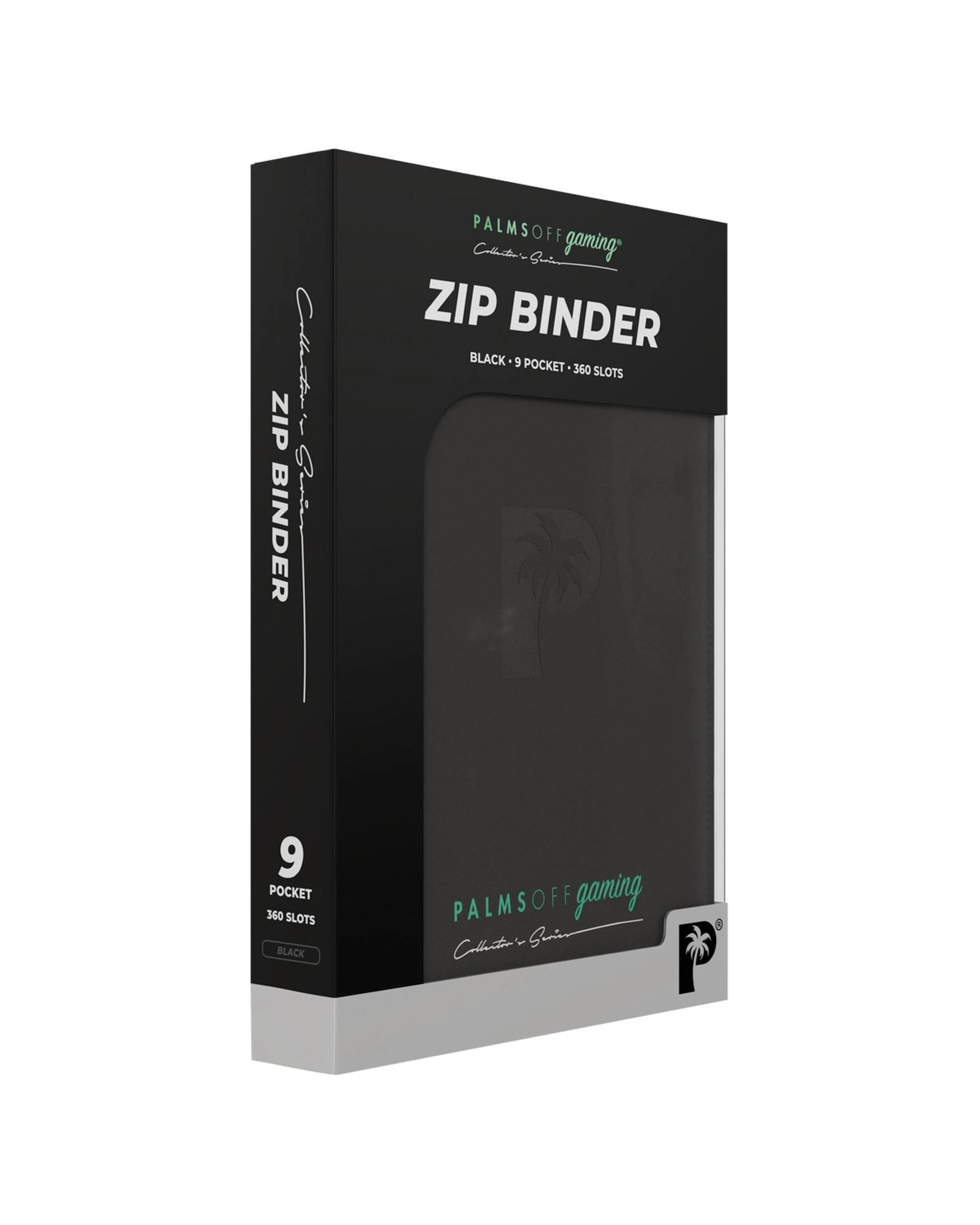 8 Palms Off Gaming Collector's Series 9 Pocket Zip Binder - Black, 8 of 8