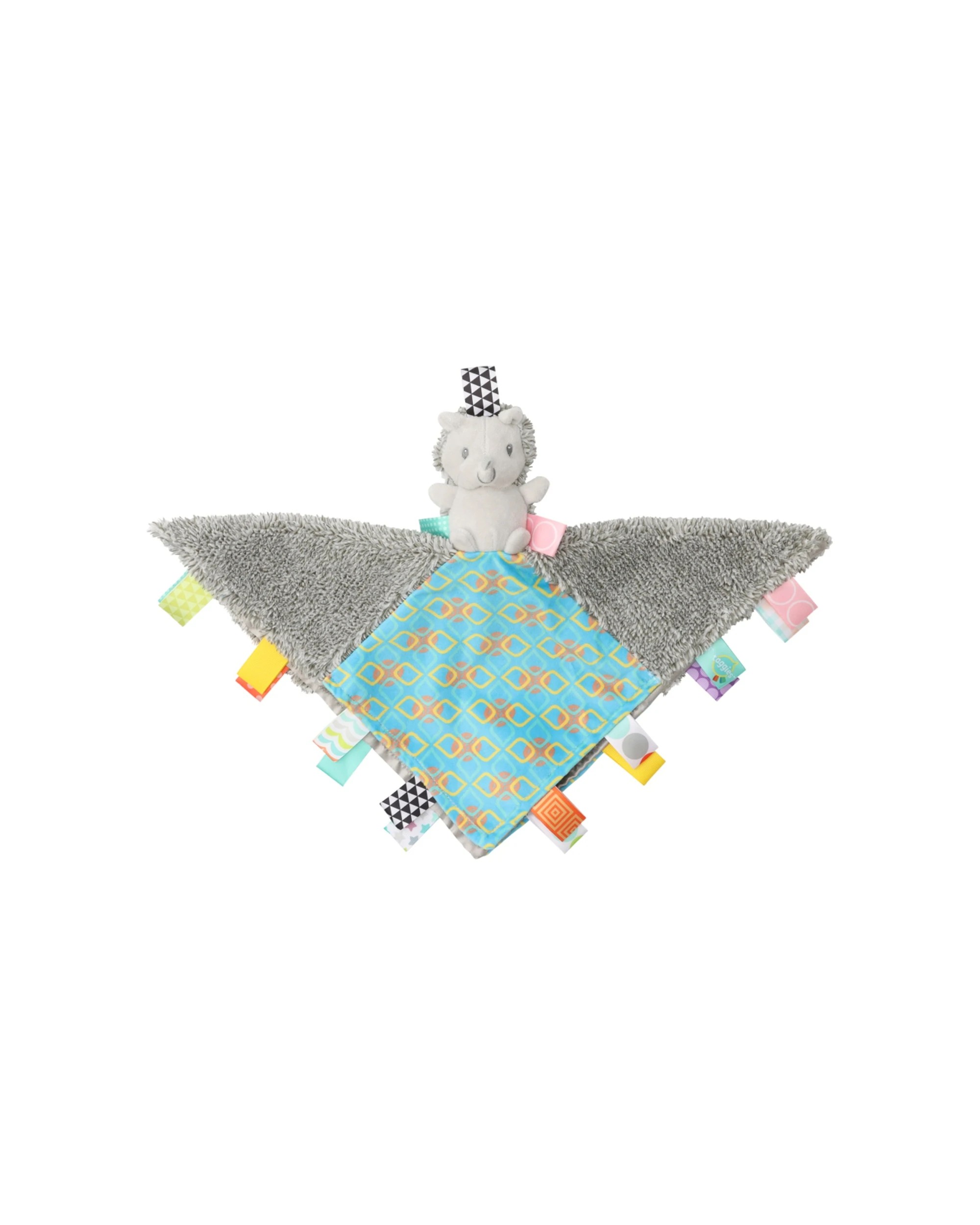 1 Mary Meyer Taggies Heather Hedgehog Character Blanket Baby Toy 0 And Up - Grey, 1 of 6