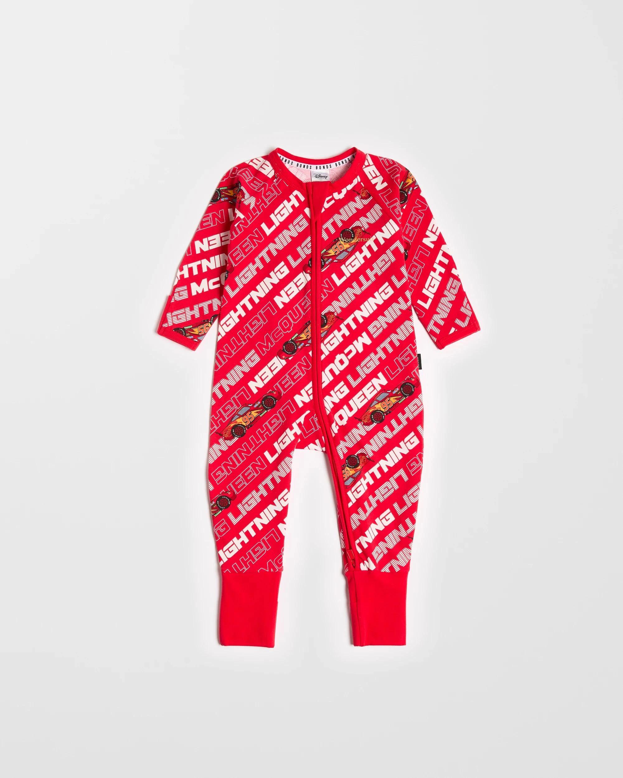 1 Bonds Baby Disney Zippy Wondersuit Coverall - Disney Pixar Cars - Lightning McQueen - I Am Speed RED - DISNEY PIXAR CARS - LIGHTNING MCQUEEN - I AM SPEED, 1 of 4