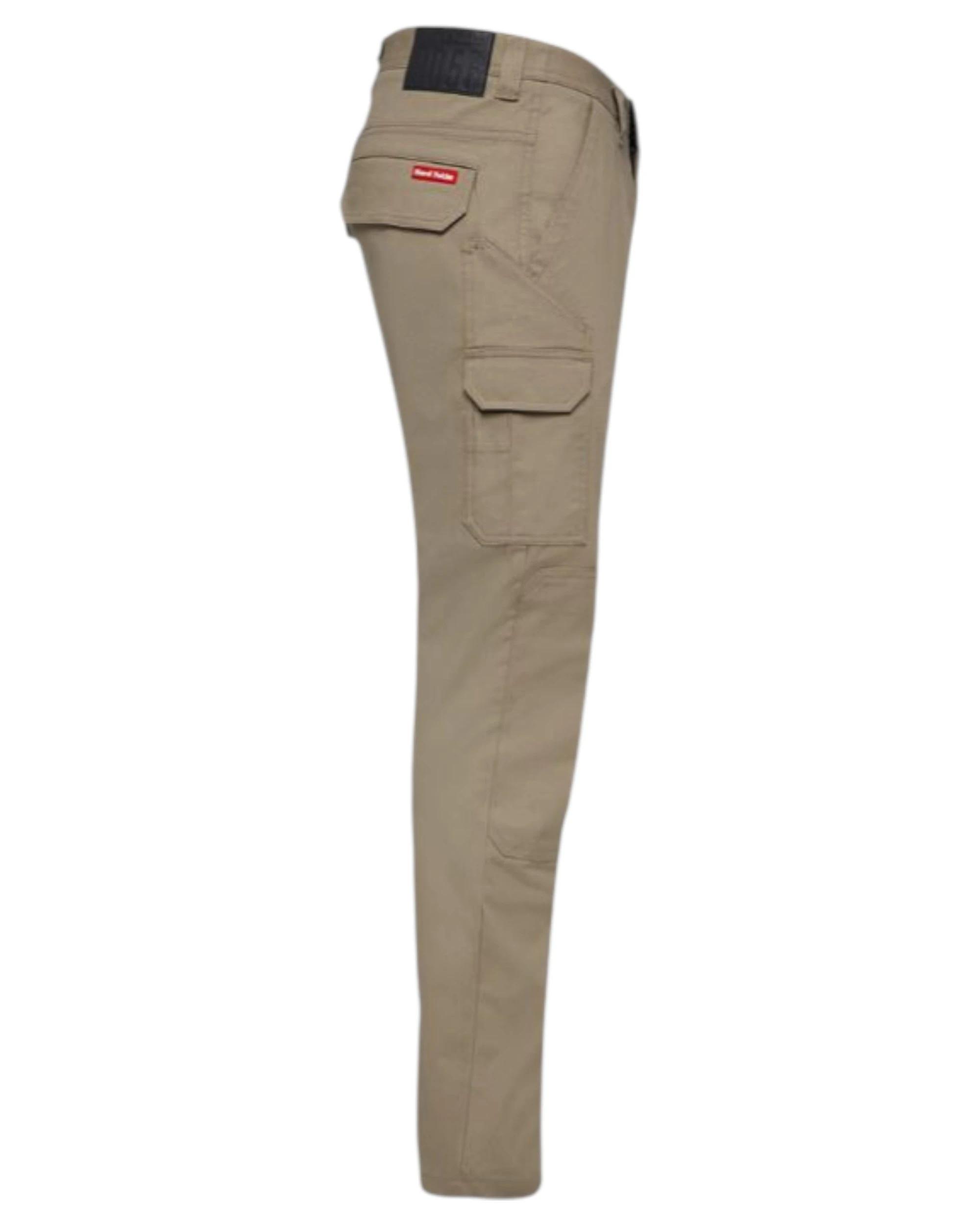 6 Hard Yakka Mens 3056 Stretch Canvas Cargo Pants Desert DESERT, 6 of 10