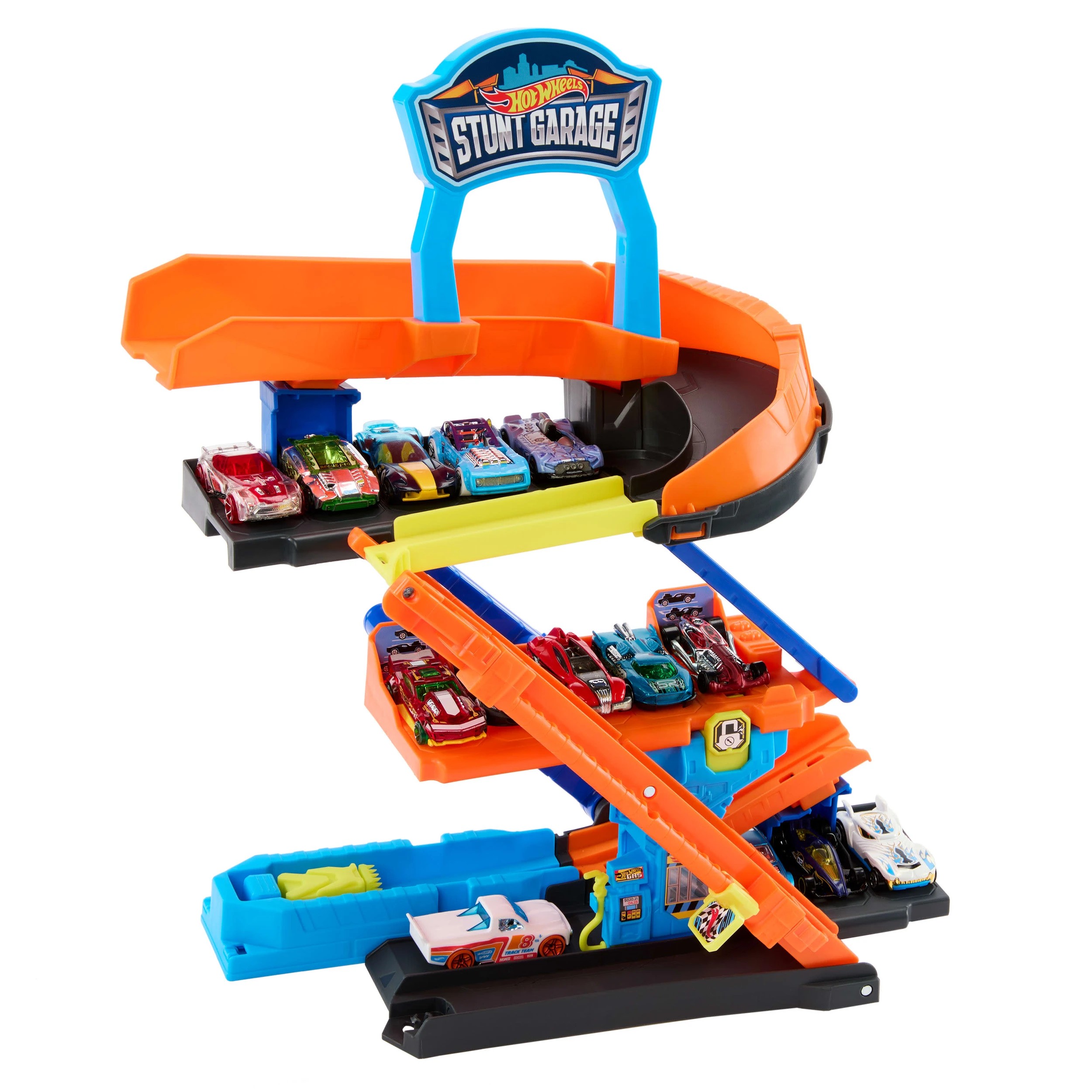 3 Hot Wheels City Transforming Stunt Garage Playset, 3 of 4