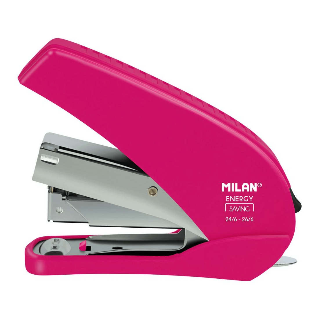 1 Milan Energy Save Stapler Pink, 1 of 2