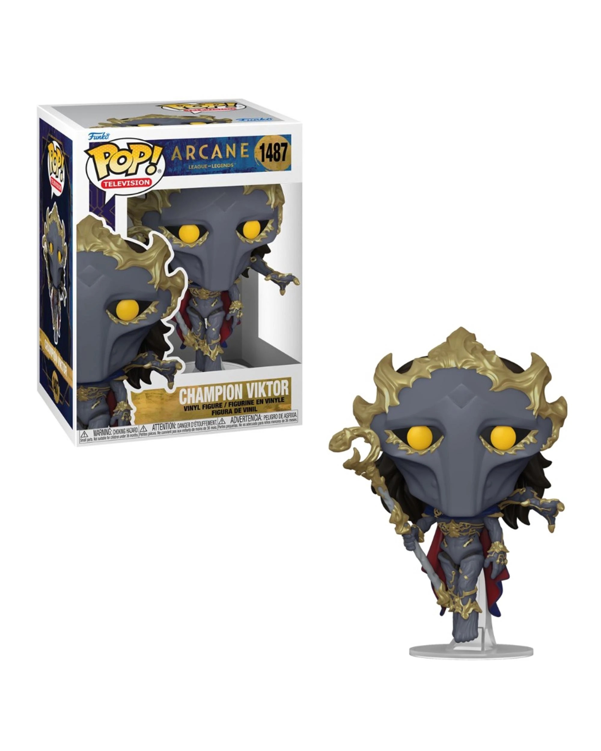 1 Arcane League of Legends Champion Viktor Funko POP! Vinyl, 1 of 2