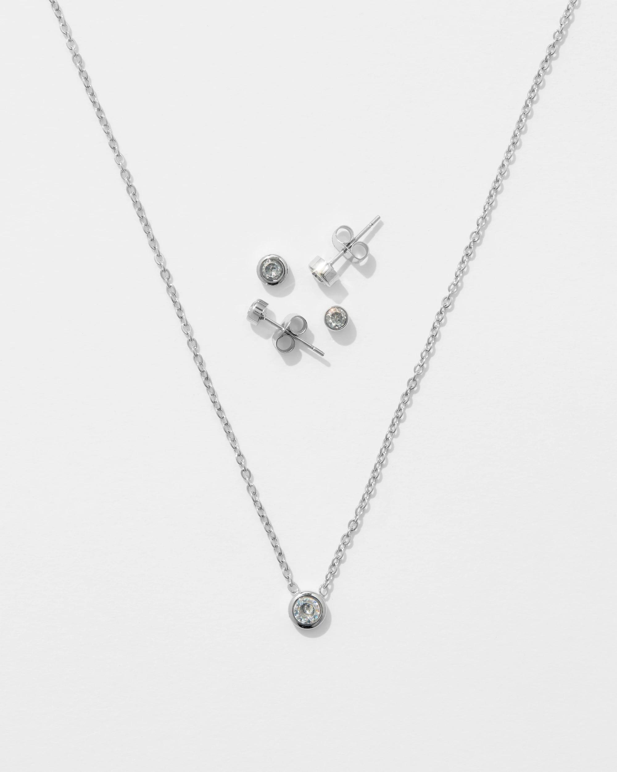 2 Target Waterproof 3 Pack Bezel Jewellery Set SILVER, 2 of 2