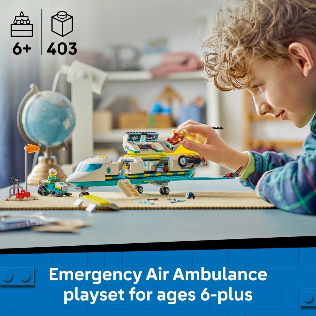 4 LEGO City Emergency Air Ambulance Plane 60465, 4 of 10