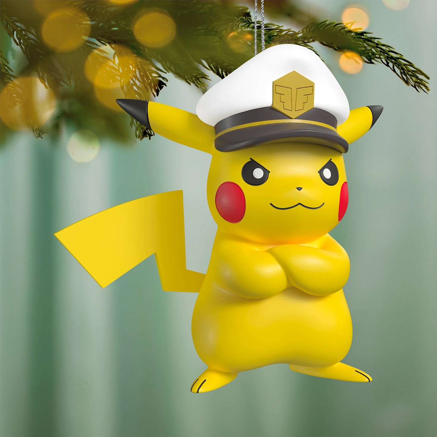 Hallmark Keepsake Captain Pikachu Pokemon Christmas Tree Ornament ...