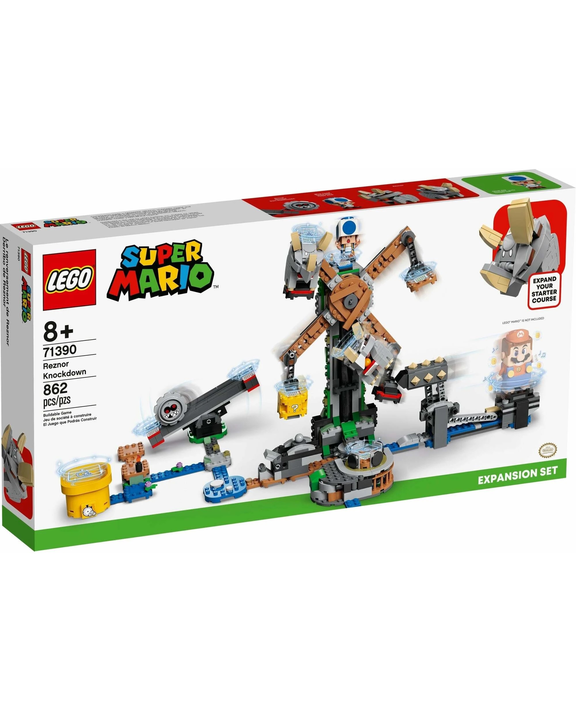 1 LEGO 71390 Reznor Knockdown Expansion Set - Super Mario, 1 of 5