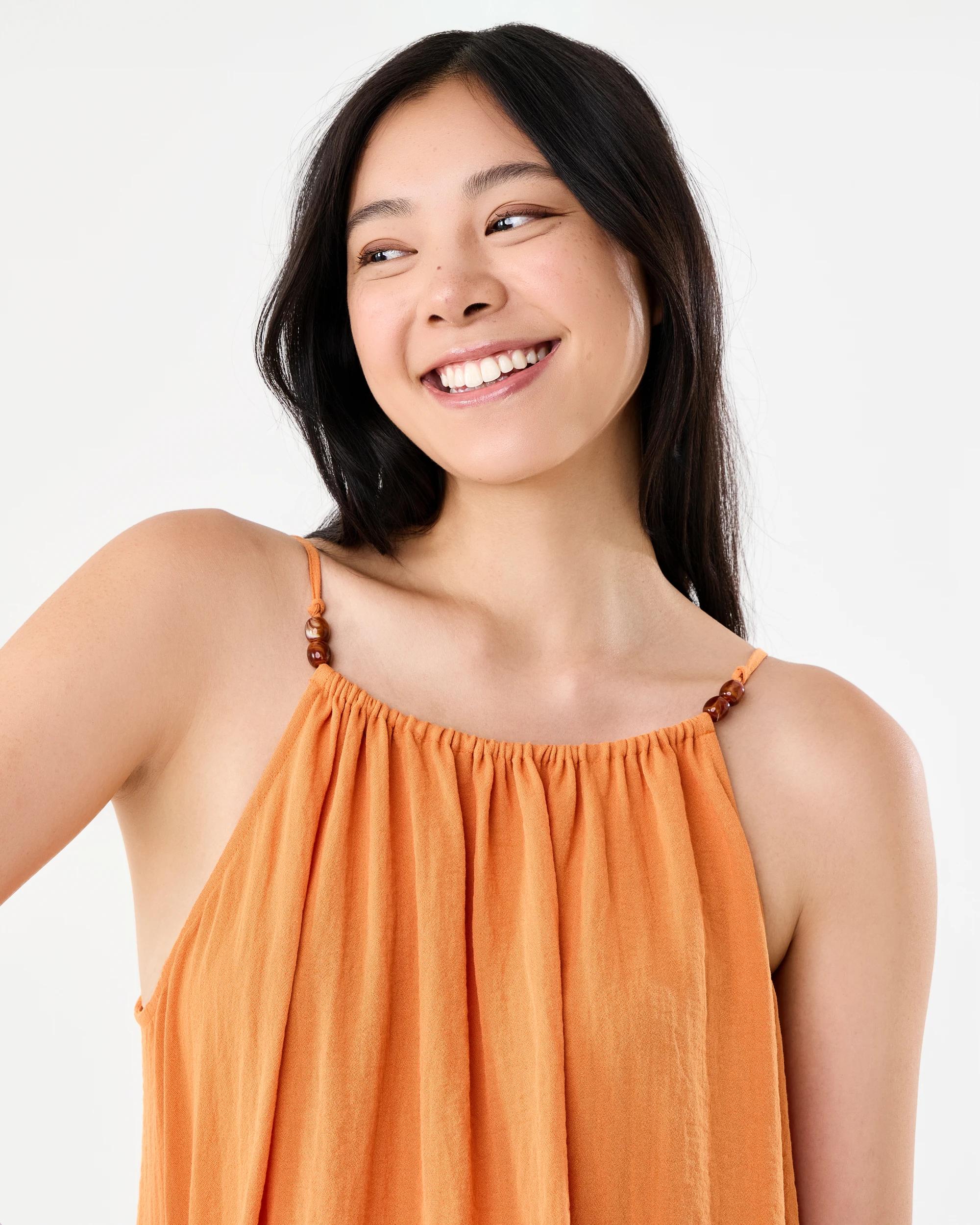 4 Sleeveless Textured Midi Dress Golsum, 4 of 8