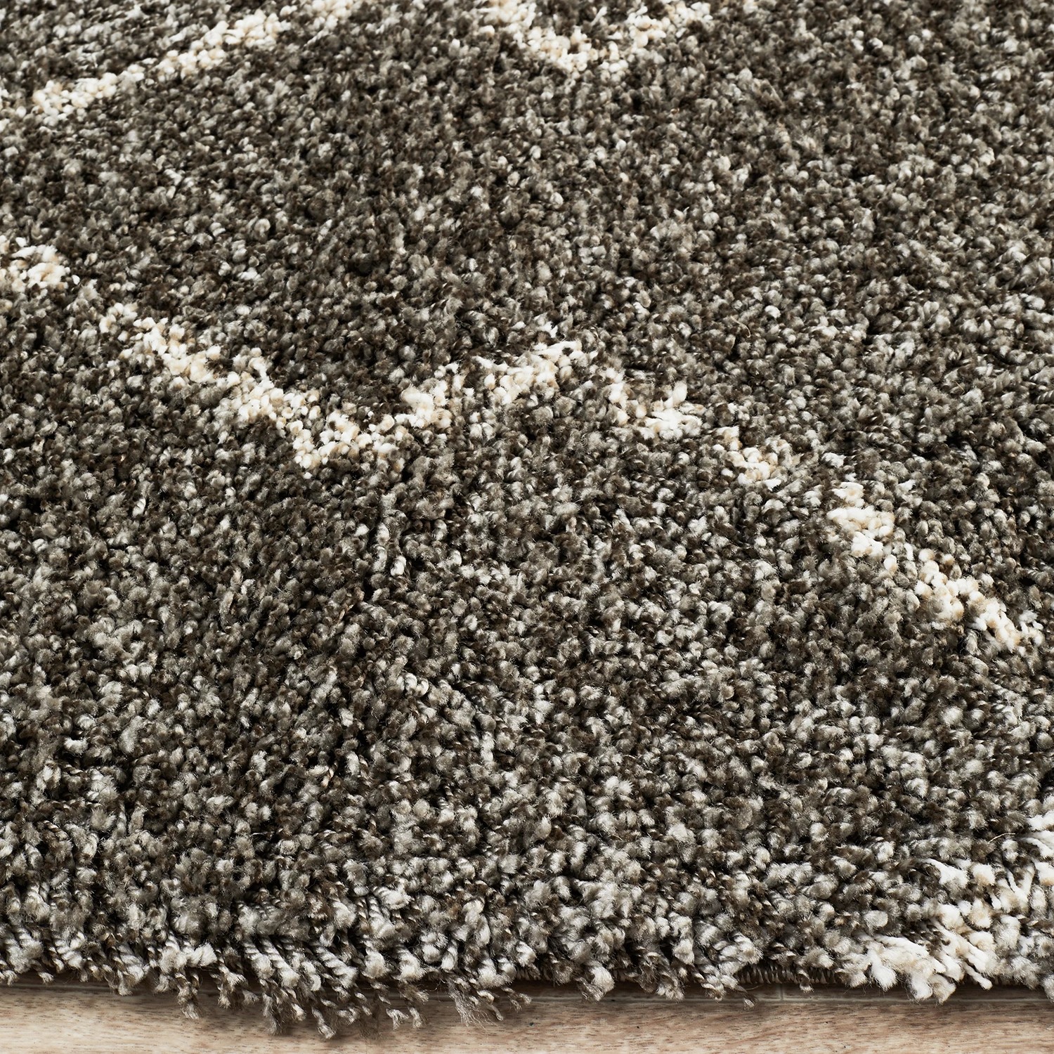 5 Common Ground Rugs Amber 44 330x240cm - Extra Large Power Loomed Shag Rug - Silver, 5 of 7