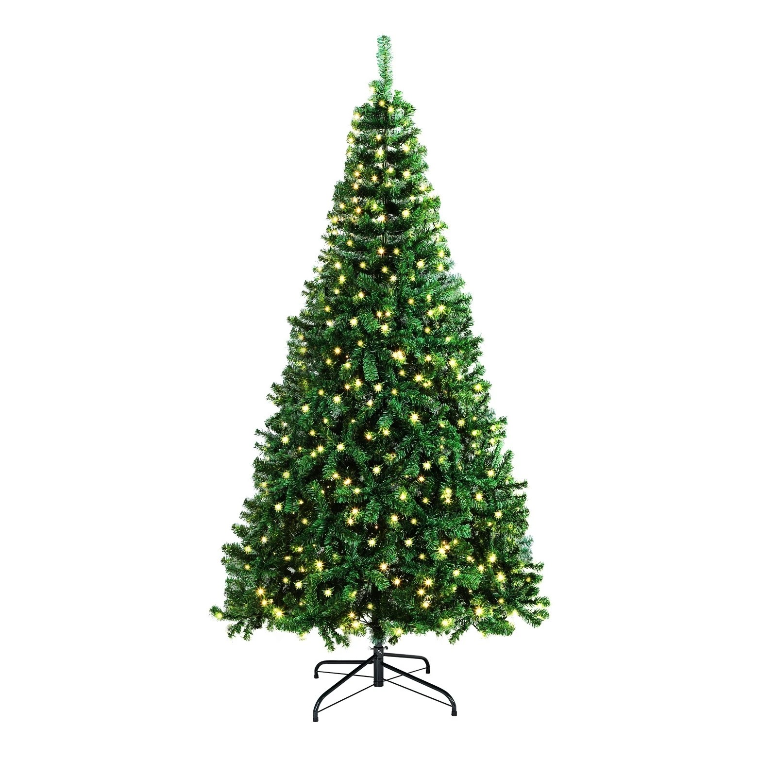 1 Tinseltown LED Christmas Tree 2.4M 8FT Xmas Trees Decorations 1400 Tips - Green, 1 of 7